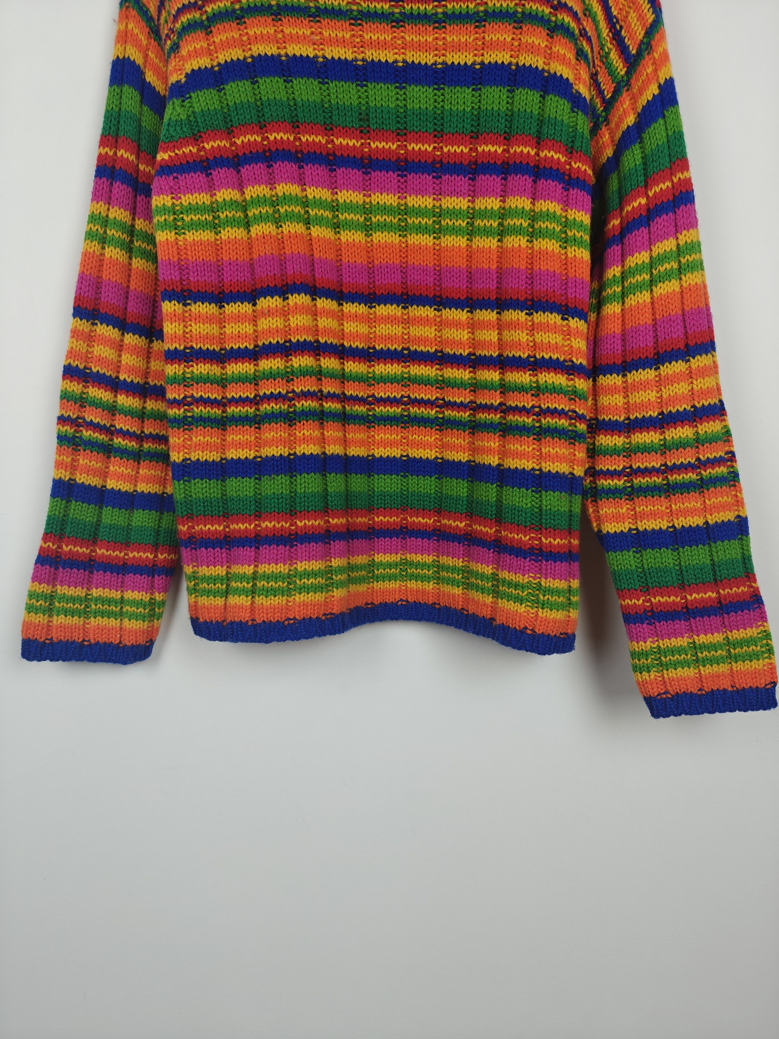 United Colors Of Benetton United Colors Of Benetton Knit Sweater Wool VTG Italy M Size US M / EU 48-50 / 2 - 3 Thumbnail