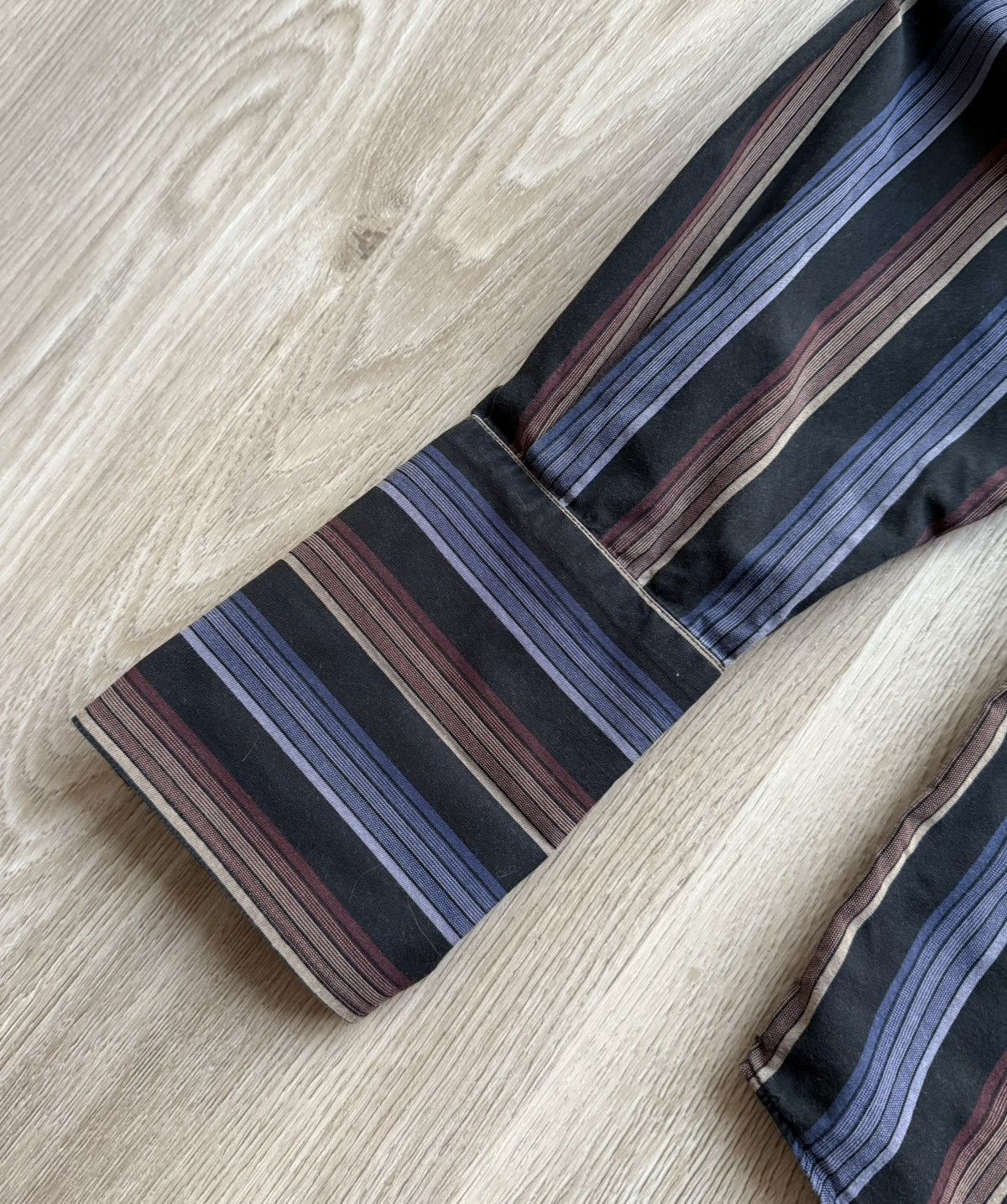 Yves Saint Laurent Vintage YSL Yves Saint Laurent Striped Button Up Shirt Size US L / EU 52-54 / 3 - 2 Thumbnail