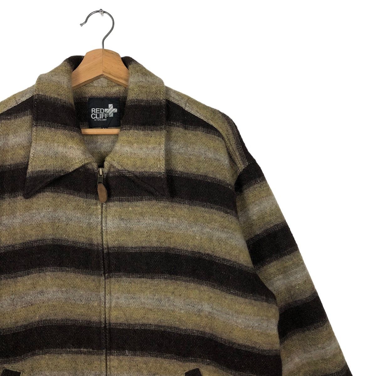 Japanese Brand 🔥80’s Vintage Wool Jacket Military Collection Red Cliff Size US M / EU 48-50 / 2 - 5 Thumbnail