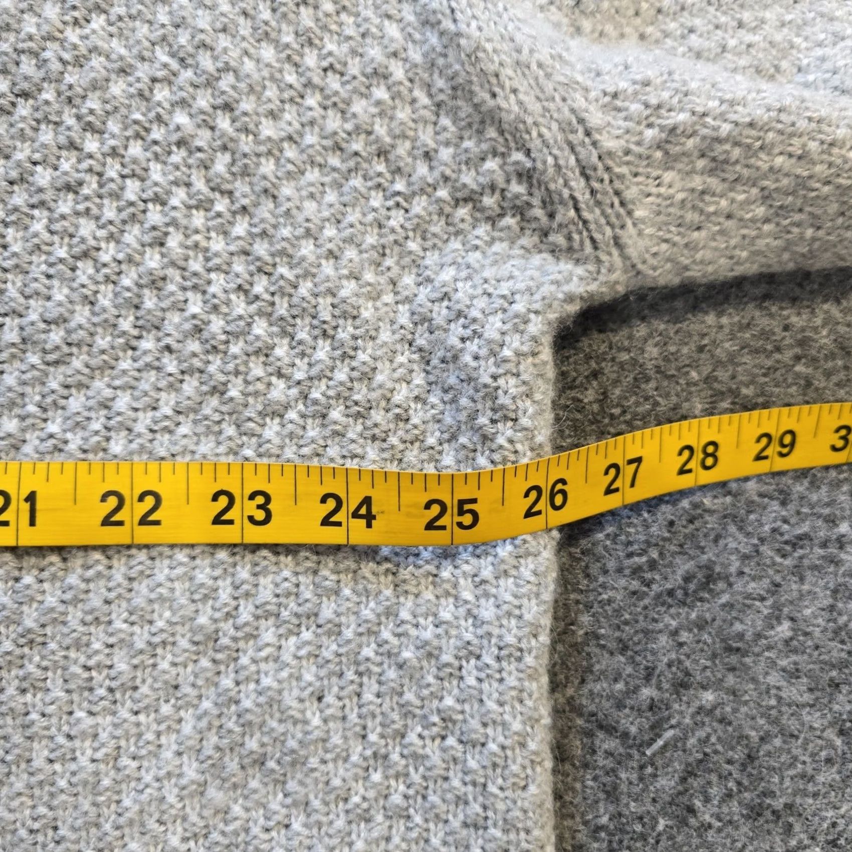 Gap GAP Sweater Womens Size XL Gray Cable-Knit Wool Alpaca Blend Turtleneck Casual Pullover Regular Women’s Winter Size XL / US 12-14 / IT 48-50 - 5 Thumbnail