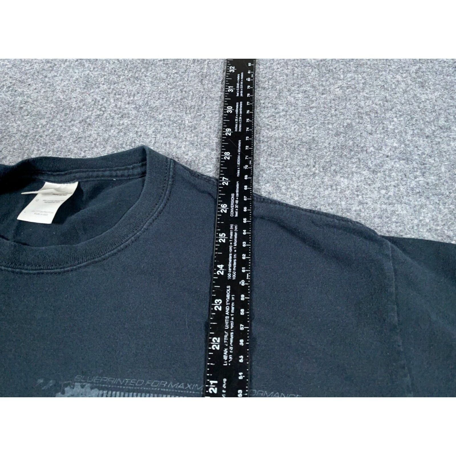 Gildan VINTAGE Gildan Stock Car Racing T-Shirt Adult Large Black Double Sided Graphic Tee 90s Mens Size US L / EU 52-54 / 3 - 8 Thumbnail