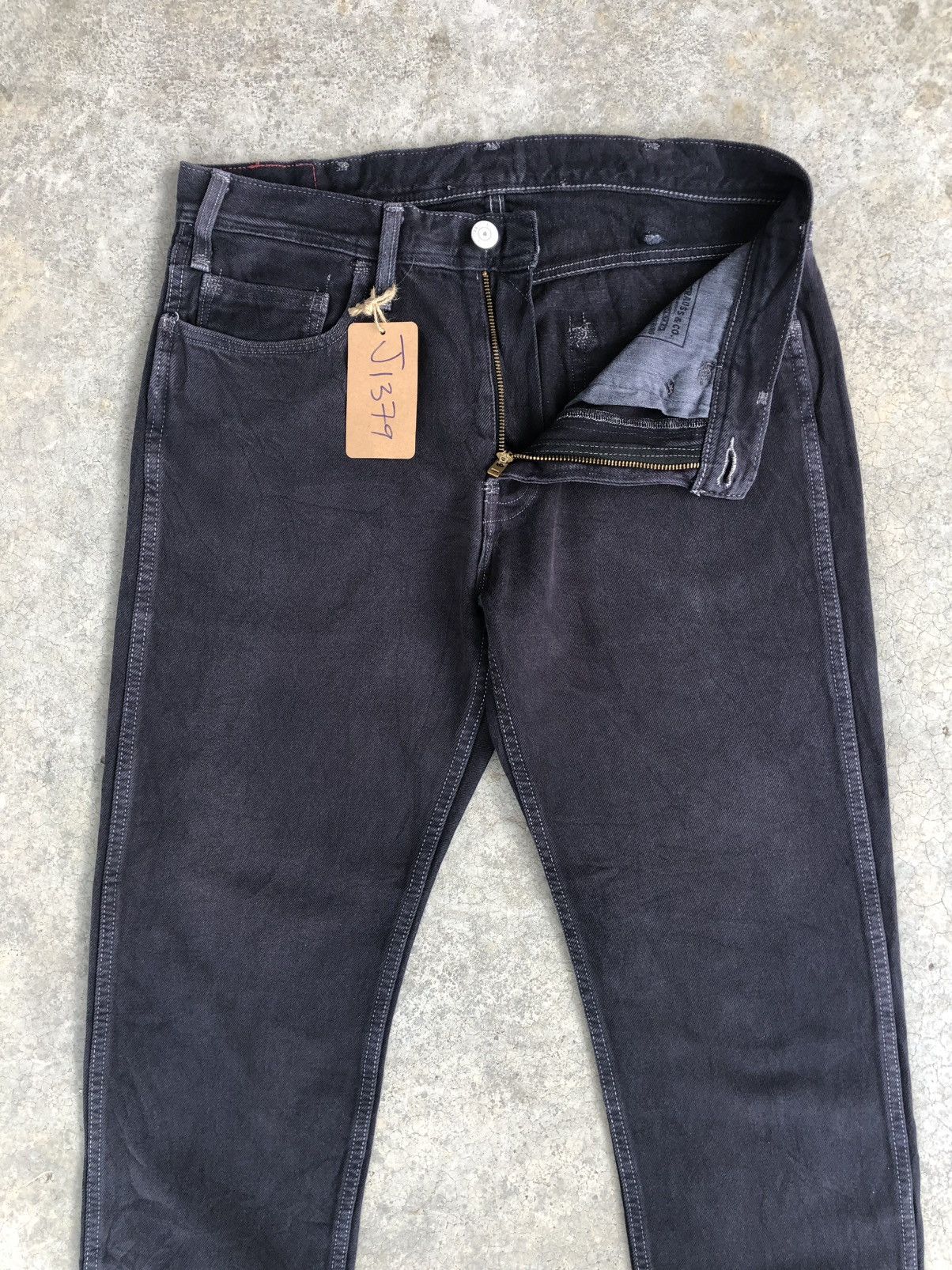 Levi's Levis Red 502 Single R White Stitch Distressed Jeans Size US 32 / EU 48 - 3 Thumbnail