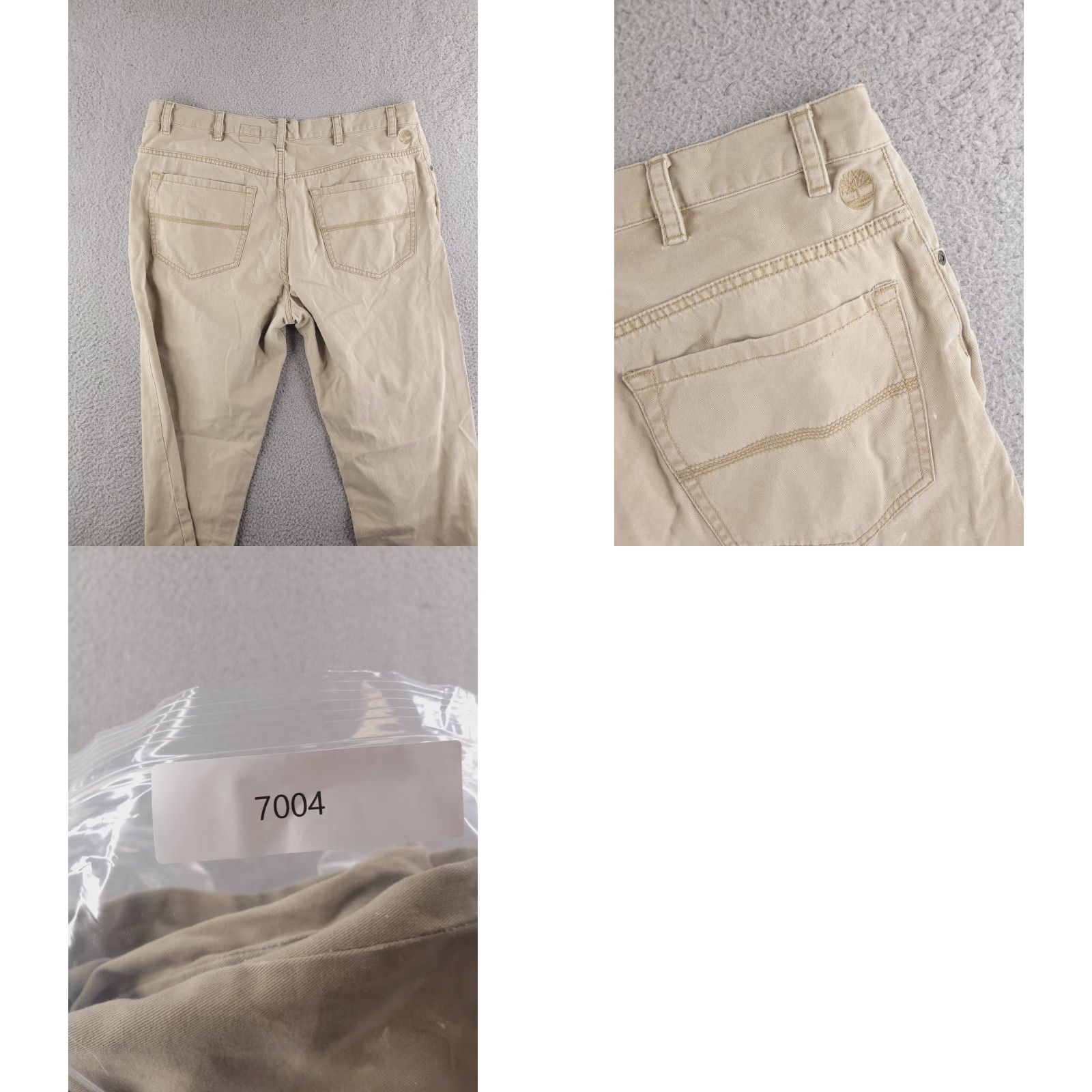 Timberland Timberland Pants Mens 38x30 Relaxed Distressed Chino Khaki Beige Flat Front Size US 38 / EU 54 - 9 Thumbnail