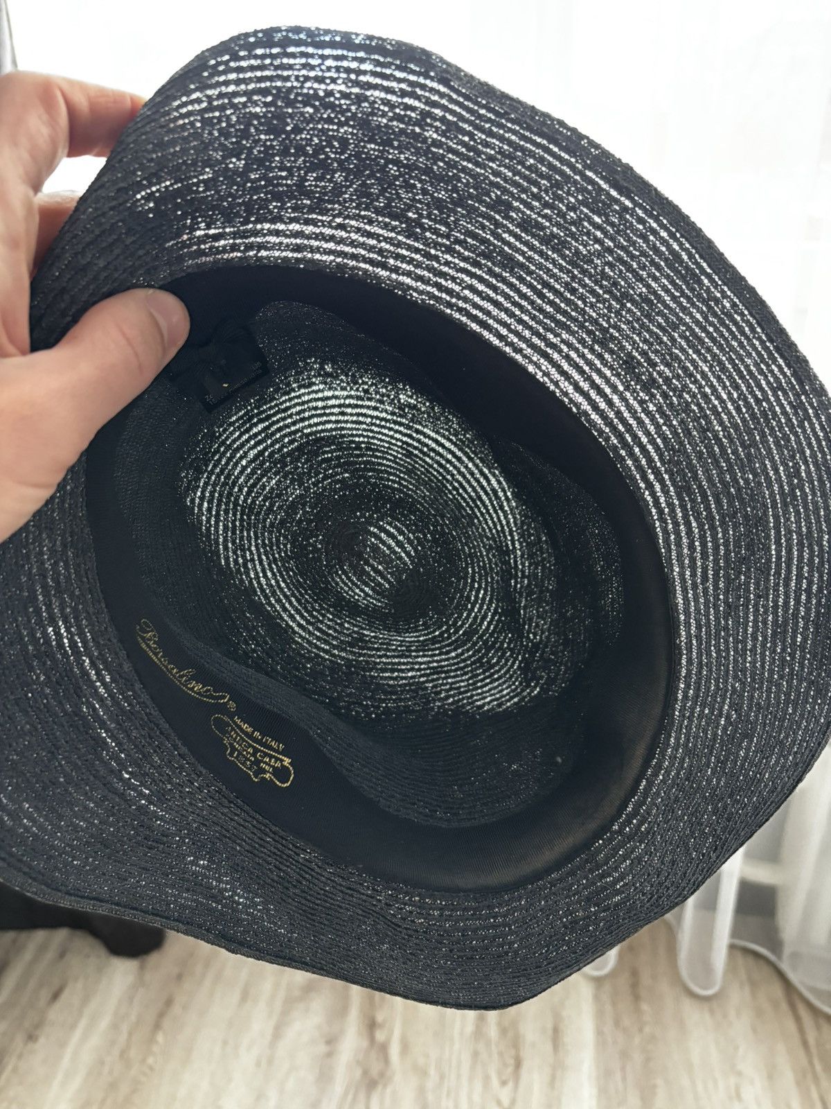 Borsalino Borsalino Fedora Hat 100% Hemp Canapa Made in Italy Size 57 Size ONE SIZE - 21 Thumbnail