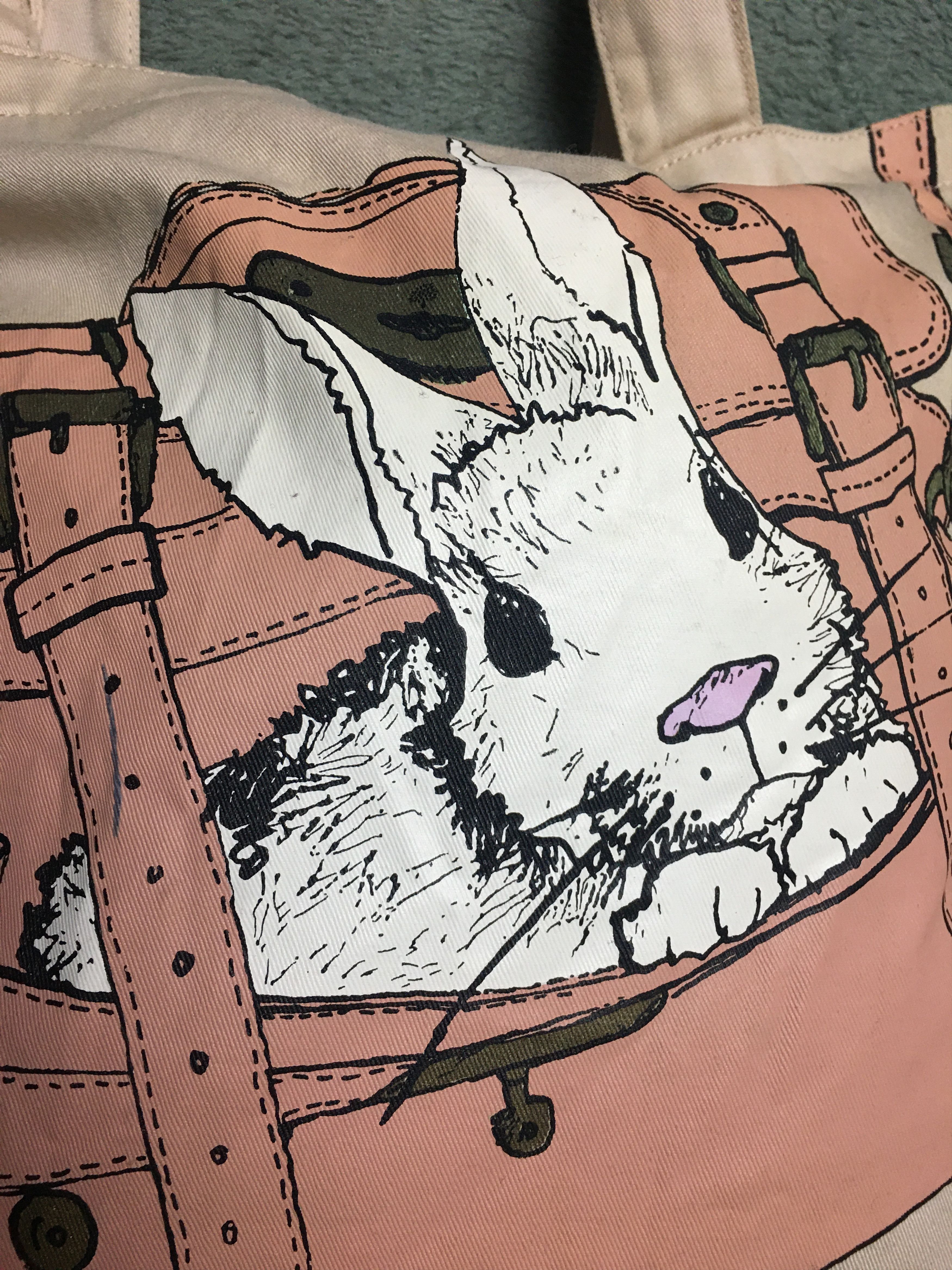 Mulberry RARE Mulberry Bunny Canvas Tote Bag S/S Collection 2011 Size ONE SIZE - 7 Thumbnail
