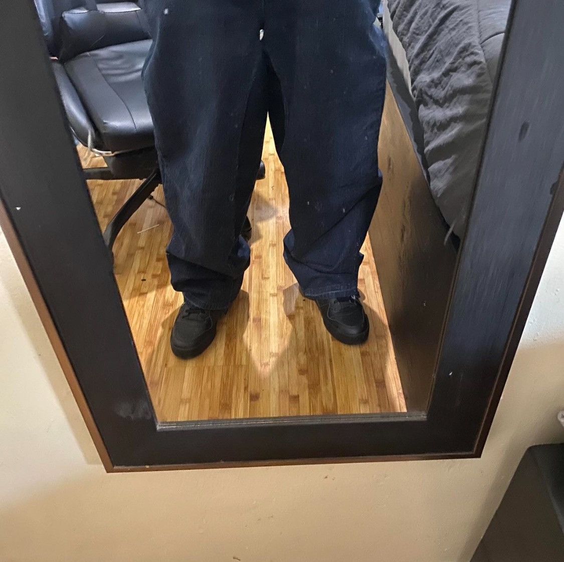 Anchor Blue × Japanese Brand × Vintage Anchor blue navy custom flared pants Size US 35 - 5 Thumbnail