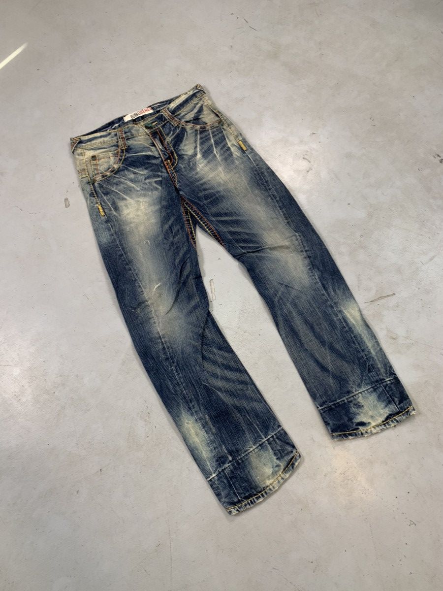 Japanese Brand Vintage Evisu inspired denim Size US 34 / EU 50 - 2 Thumbnail
