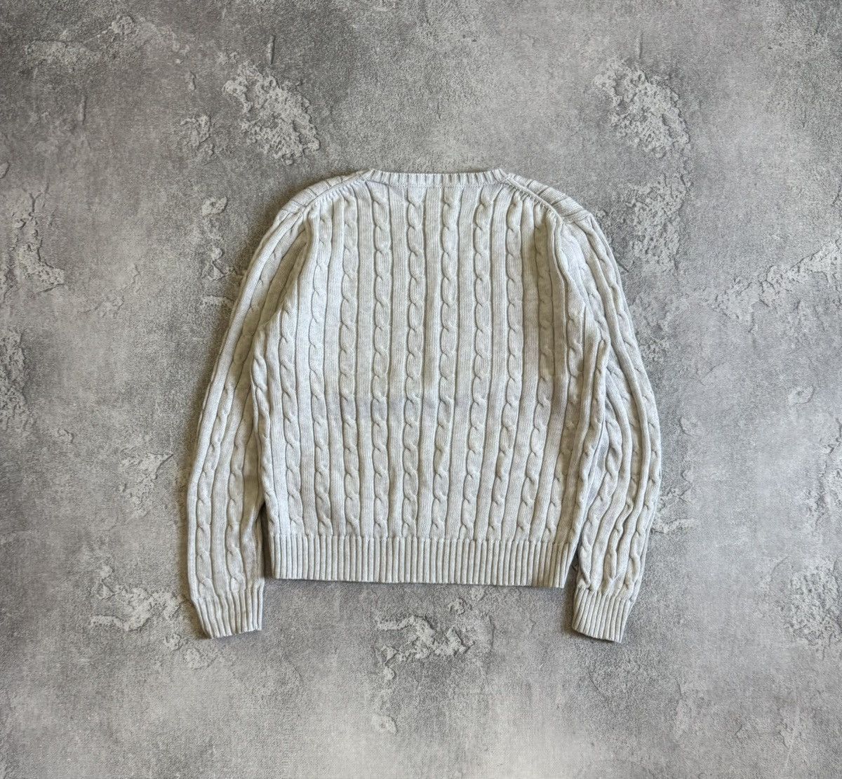 Polo Ralph Lauren Polo Ralph Lauren L/size cable knitwear sweater jumper retro Size L / US 10 / IT 46 - 10 Thumbnail