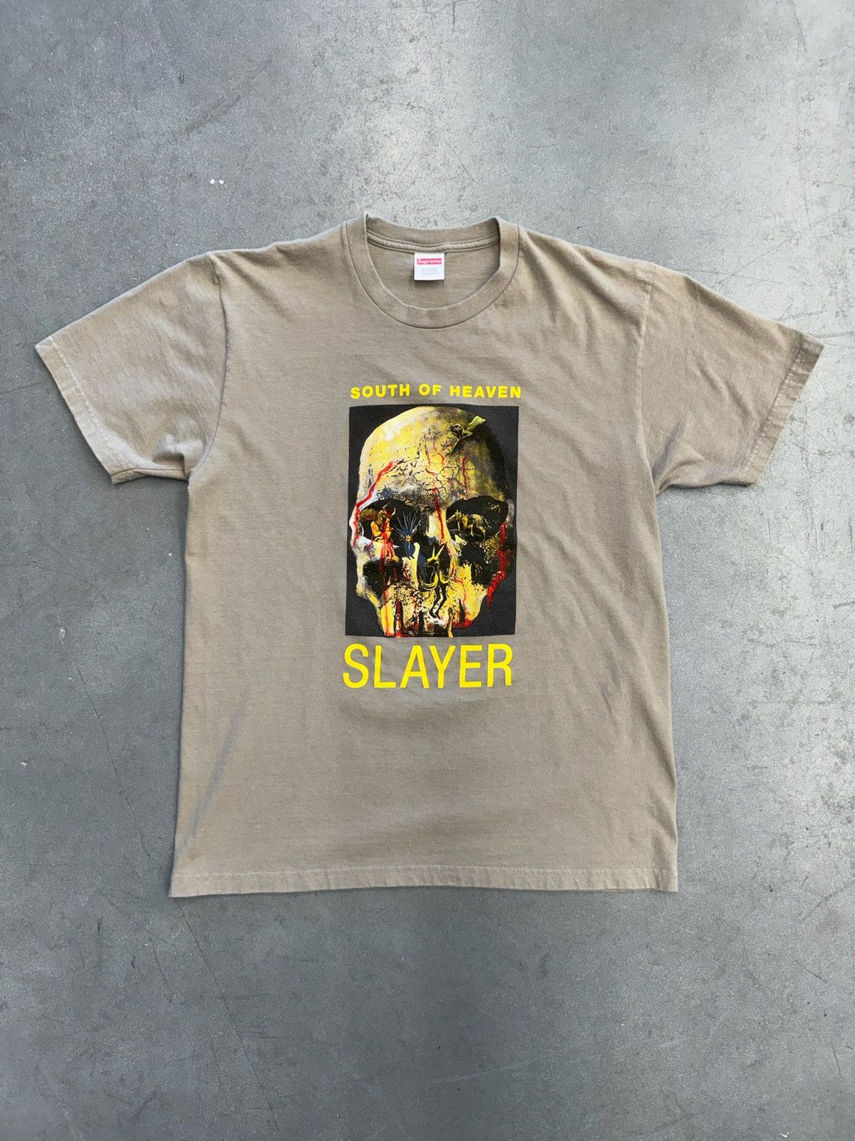 Supreme FW16 Supreme Slayer South Of Heaven Tee Size US L / EU 52-54 / 3 - 1 Thumbnail