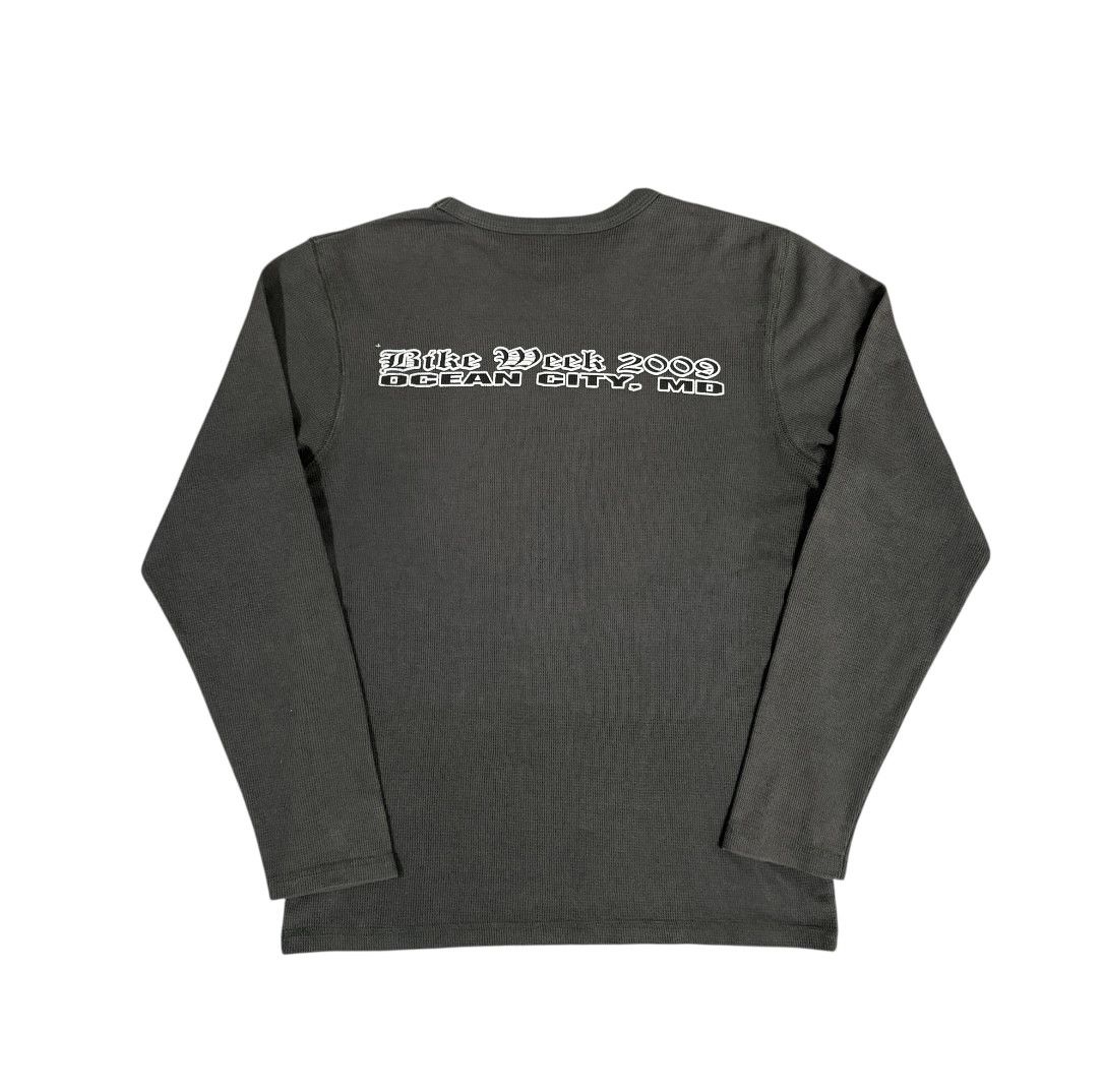 Vintage Vintage 2000s Biker "Fill Her up" Thermal Long Sleeve Size US XL / EU 56 / 4 - 4 Thumbnail