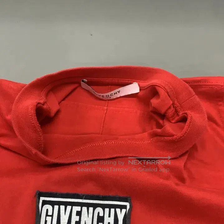 Givenchy Givenchy Red Short-Sleeve Logo T-Shirt. Size US XS / EU 42 / 0 - 3 Thumbnail