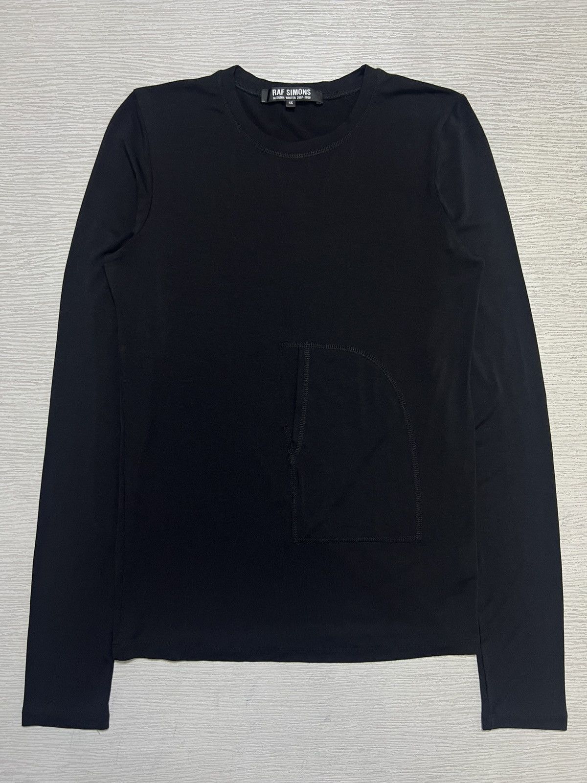 Raf Simons Raf Simons - A/W 07-08’ - Front Serged Pocket Longsleeve Size US S / EU 44-46 / 1 - 2 Thumbnail