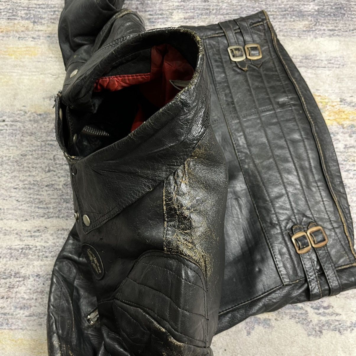 Lewis Leathers Vintage 60s Lewis leather lighting no 391 leather jacket Size US L / EU 52-54 / 3 - 16 Thumbnail