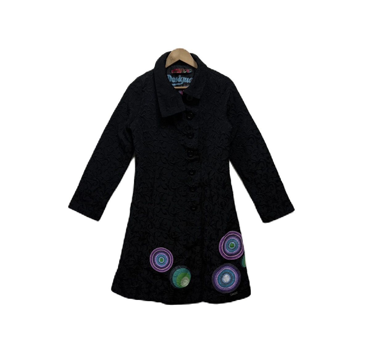 Desigual Desigual Rainbow Trench Coat Size S / US 4 / IT 40 - 1 Thumbnail