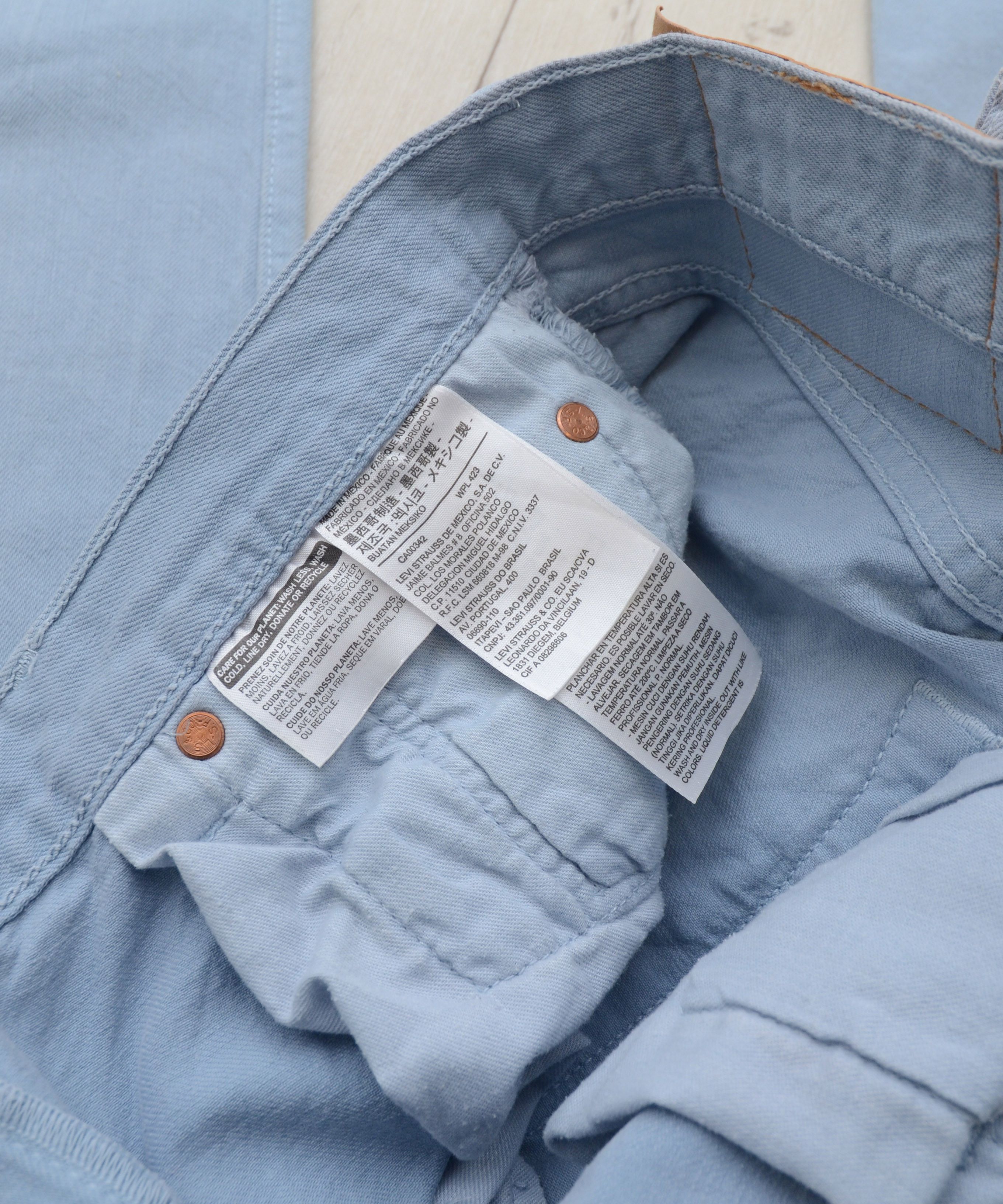 Levi's Vintage Style Levi’s 501 Blue Jeans W30 L30 Size US 30 / EU 46 - 12 Thumbnail