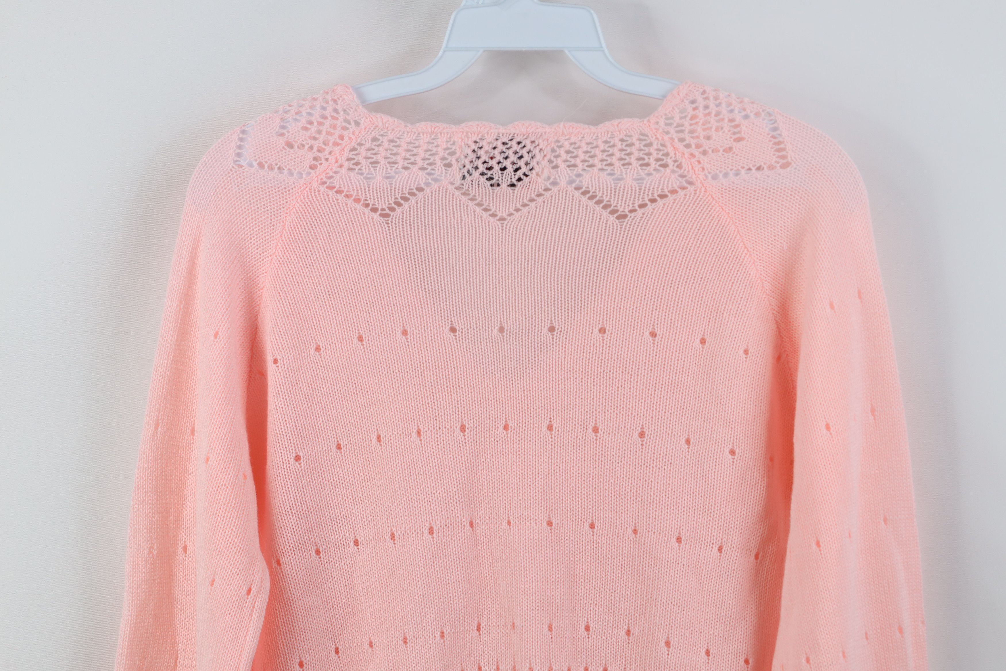 Vintage Vintage 70s Streetwear Babydoll Flared Sleeve Sweater Pink Size L / US 10 / IT 46 - 11 Thumbnail