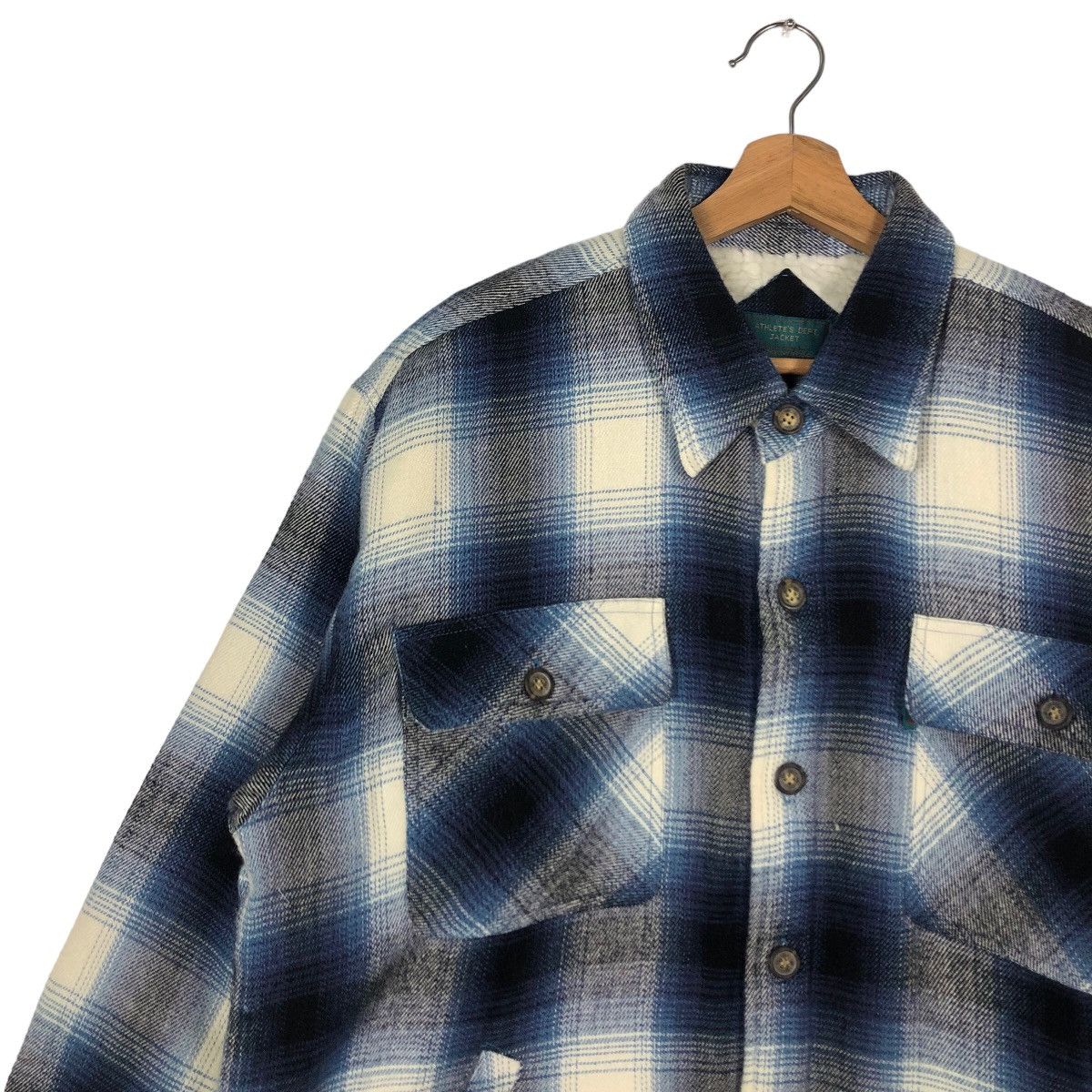 Flannel 🔥90’s Vintage Flannel Jacket Tartan Design Bayleaf Japan Size US L / EU 52-54 / 3 - 6 Thumbnail