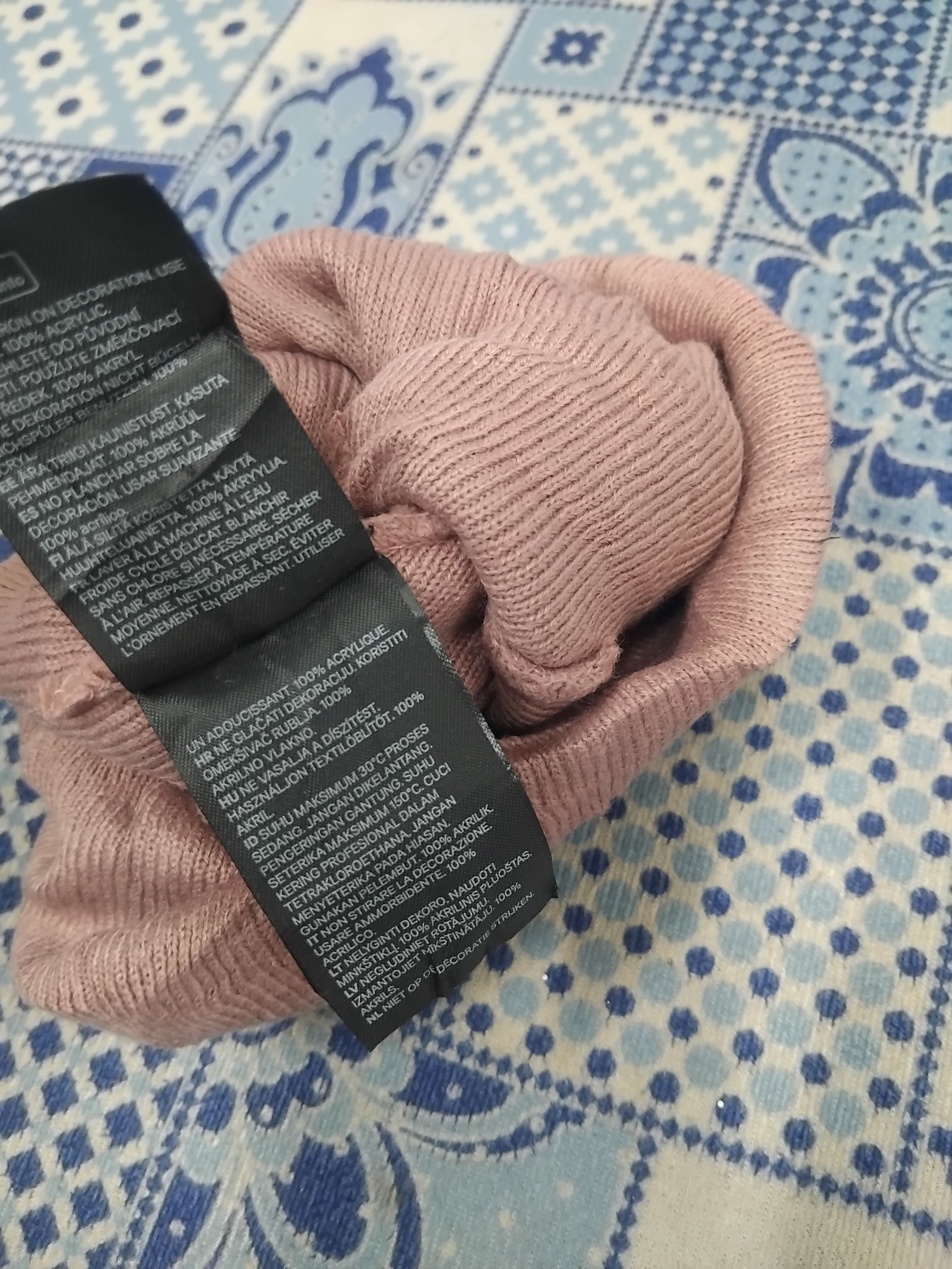 H&M 💥H&M soft pink Beanie Size ONE SIZE - 3 Thumbnail