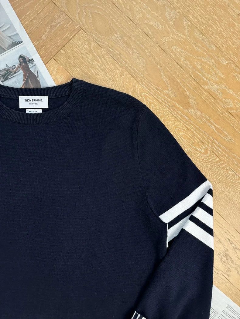 Thom Browne Thom Browne Round collar long sleeve hoodie Size US XL / EU 56 / 4 - 5 Thumbnail