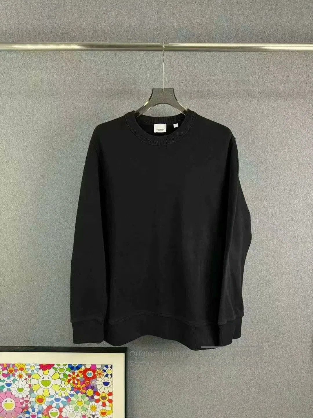 Burberry burberry logo knit sweatshirt in black. Size US L / EU 52-54 / 3 - 2 Thumbnail