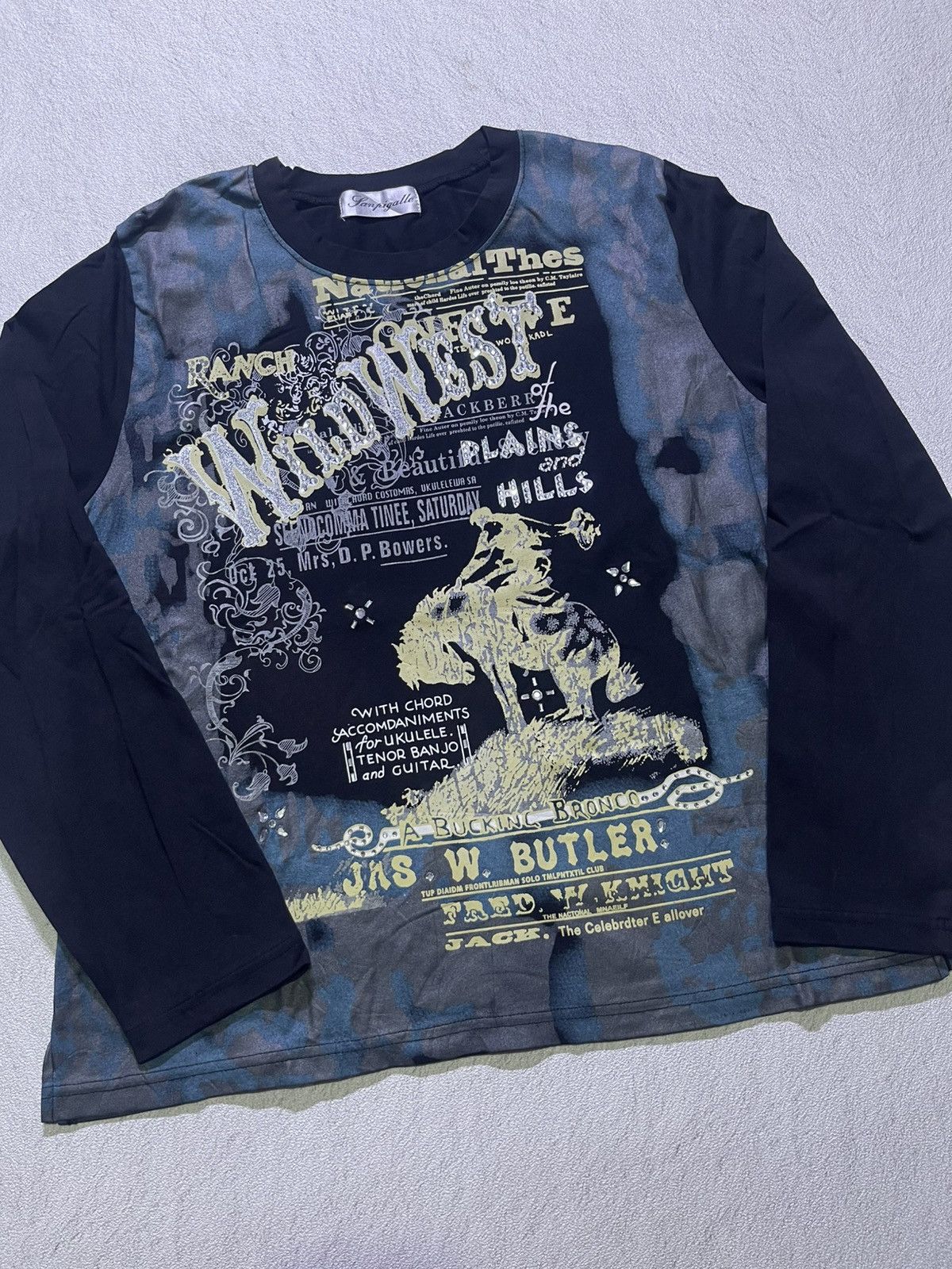 Japanese Brand Y2K WILD WEST long sleeve tshirt Size US M / EU 48-50 / 2 - 2 Thumbnail