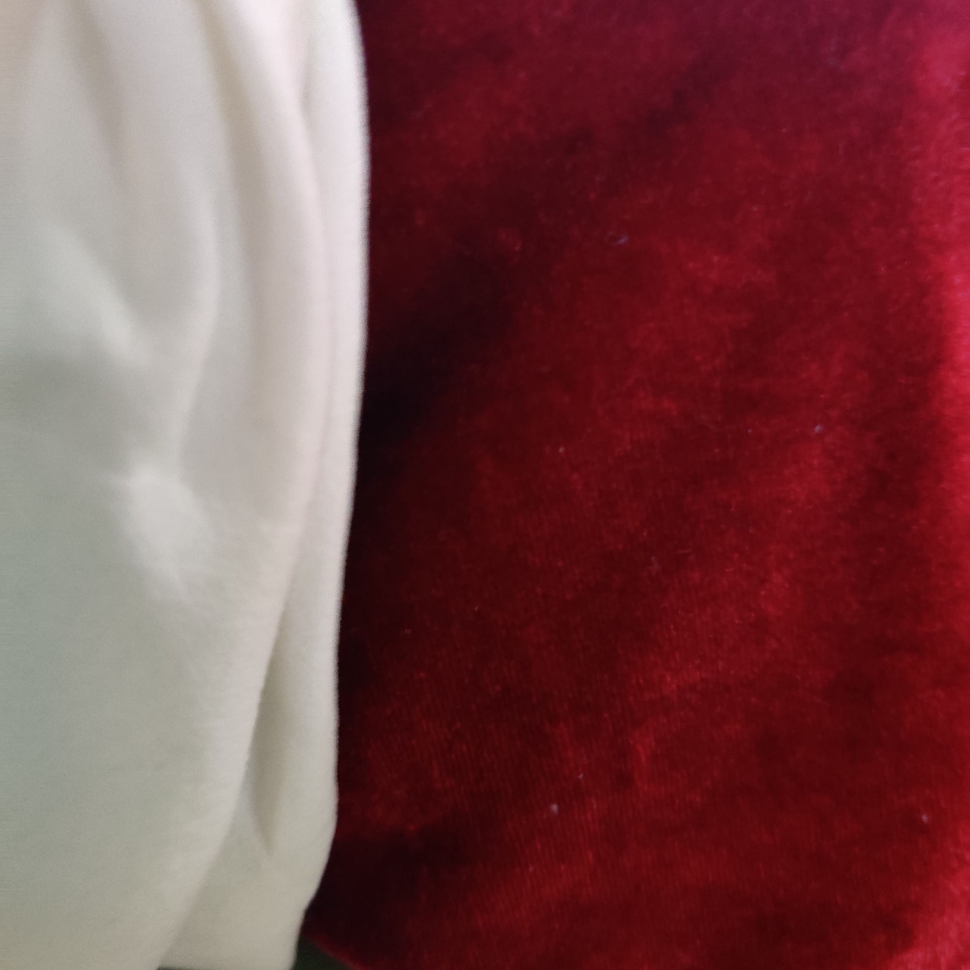 Other Velour Pants M Womens Red Velvet Stretch Flare Leg Lounge Tr Size 26" / US 2 / IT 38 - 6 Thumbnail