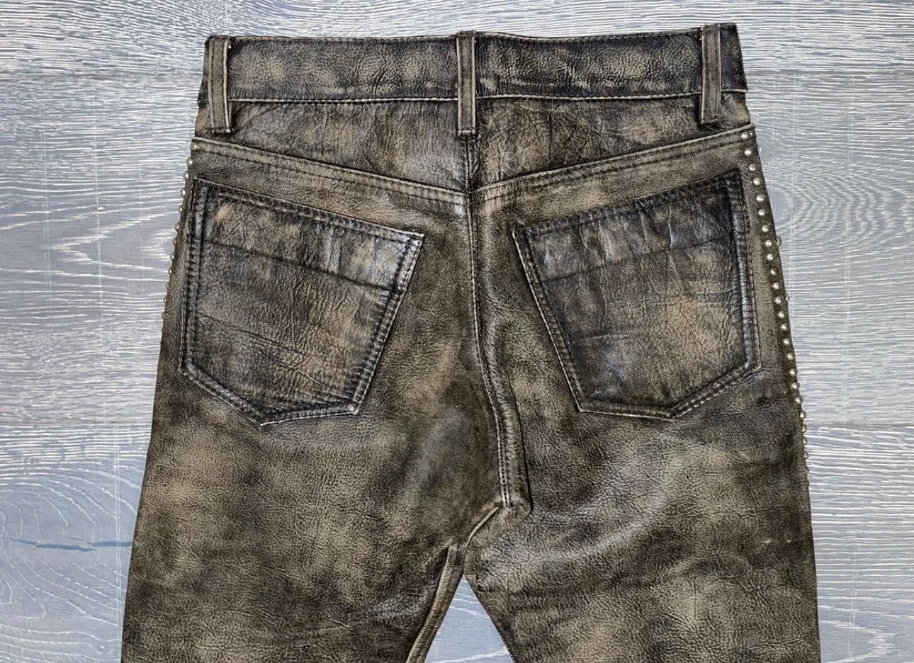 RRL Ralph Lauren Rare Vintage 2008 RRL Ralph Lauren Western Leather Size US 28 / EU 44 - 10 Thumbnail
