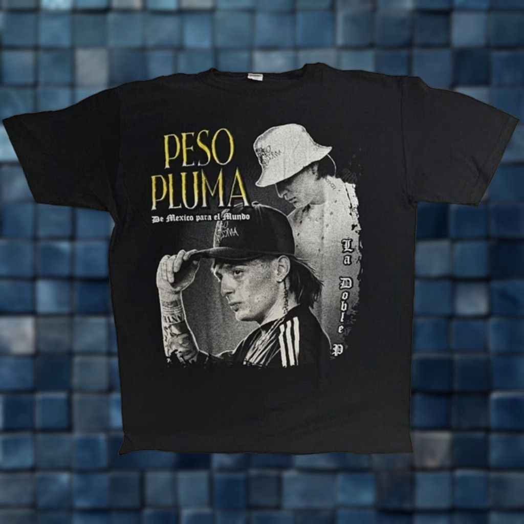 Vintage Mexican Singer Musician Pride Doble P Rap Hip Hop Enthusiast T-Shirt Size US L / EU 52-54 / 3 - 1 Thumbnail