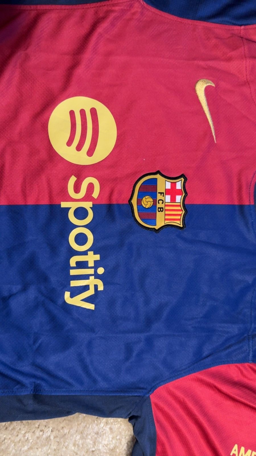 Nike Barca Home Jersey 24/25 Size US L / EU 52-54 / 3 - 2 Thumbnail
