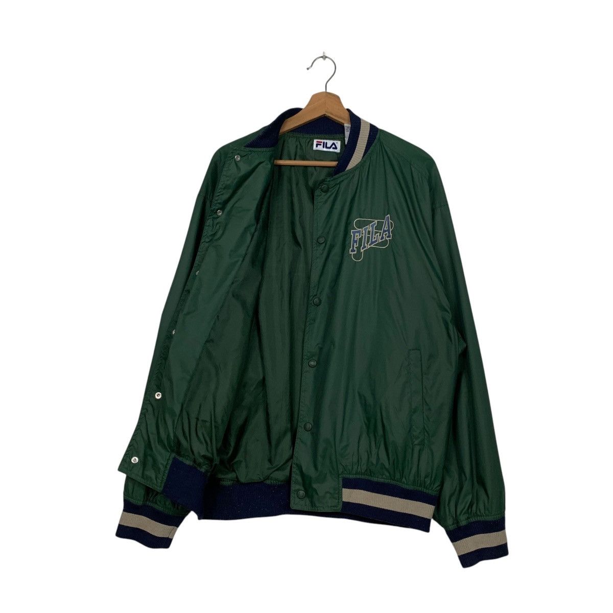 Fila Vintage 90’s FILA Big Logo Coach Jacket Varsity #2595-C117 Size US M / EU 48-50 / 2 - 9 Thumbnail