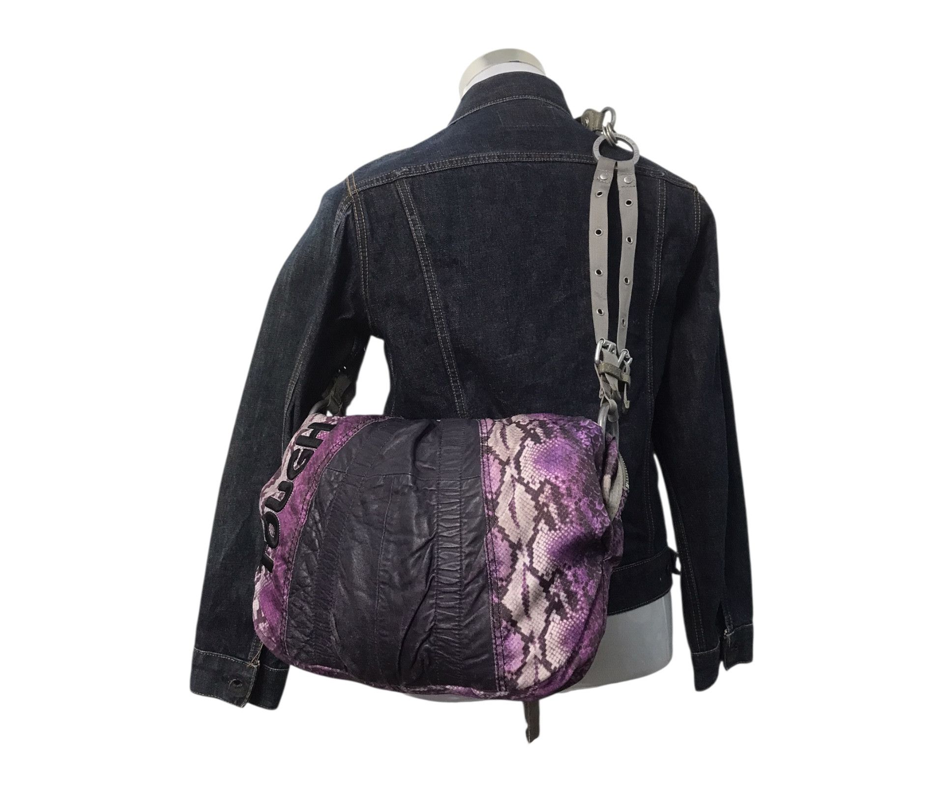 Hysteric Glamour Vintage Touch Jean Smith Ladies Shakeskin Half leather Bag Size ONE SIZE - 1 Thumbnail