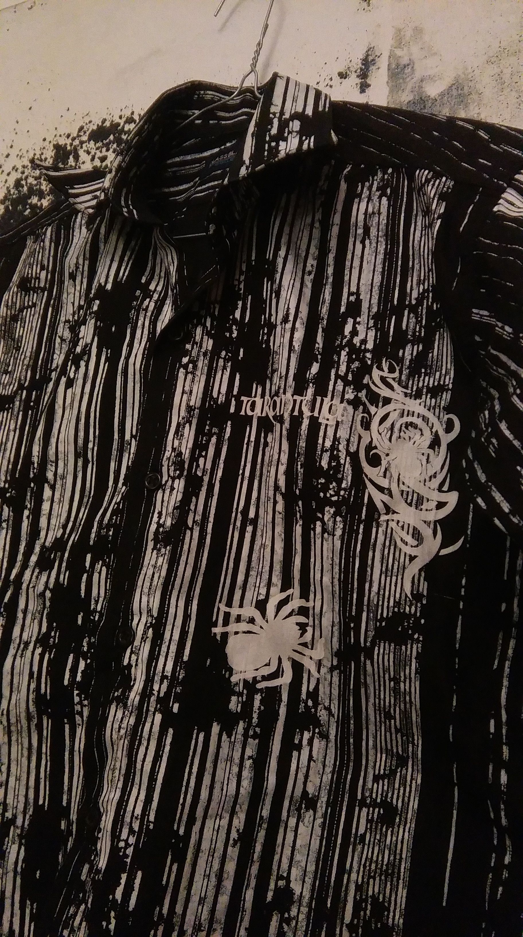 Affliction × Vintage Overprint Goth Shirt Spider Grunge y2k tribal opium dark emo Size US XS / EU 42 / 0 - 3 Thumbnail