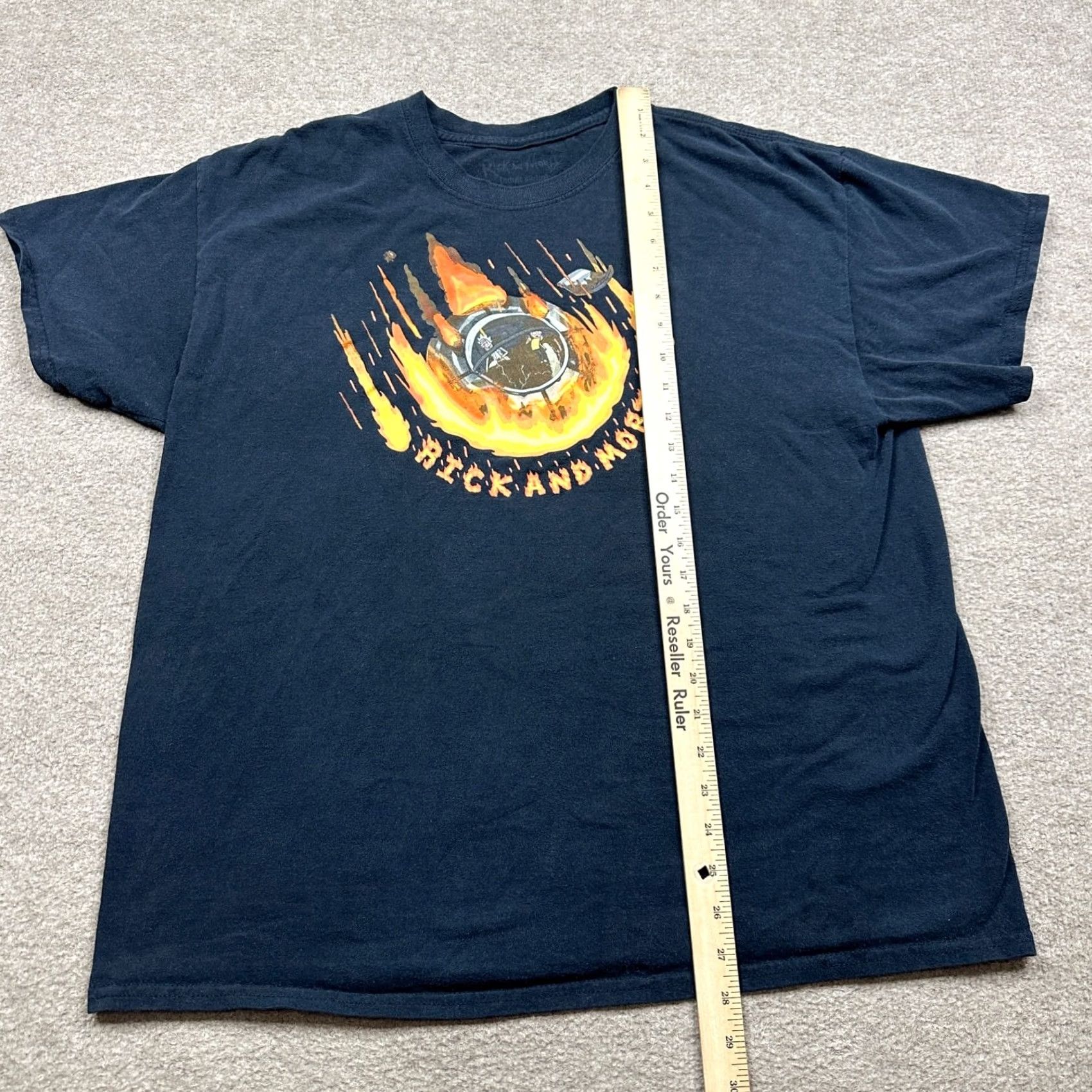 Ripple Junction Rick & Morty T Shirt Men's XL Black Short Sleeve Cartoon Graphic Tee Casual Size US XL / EU 56 / 4 - 5 Thumbnail