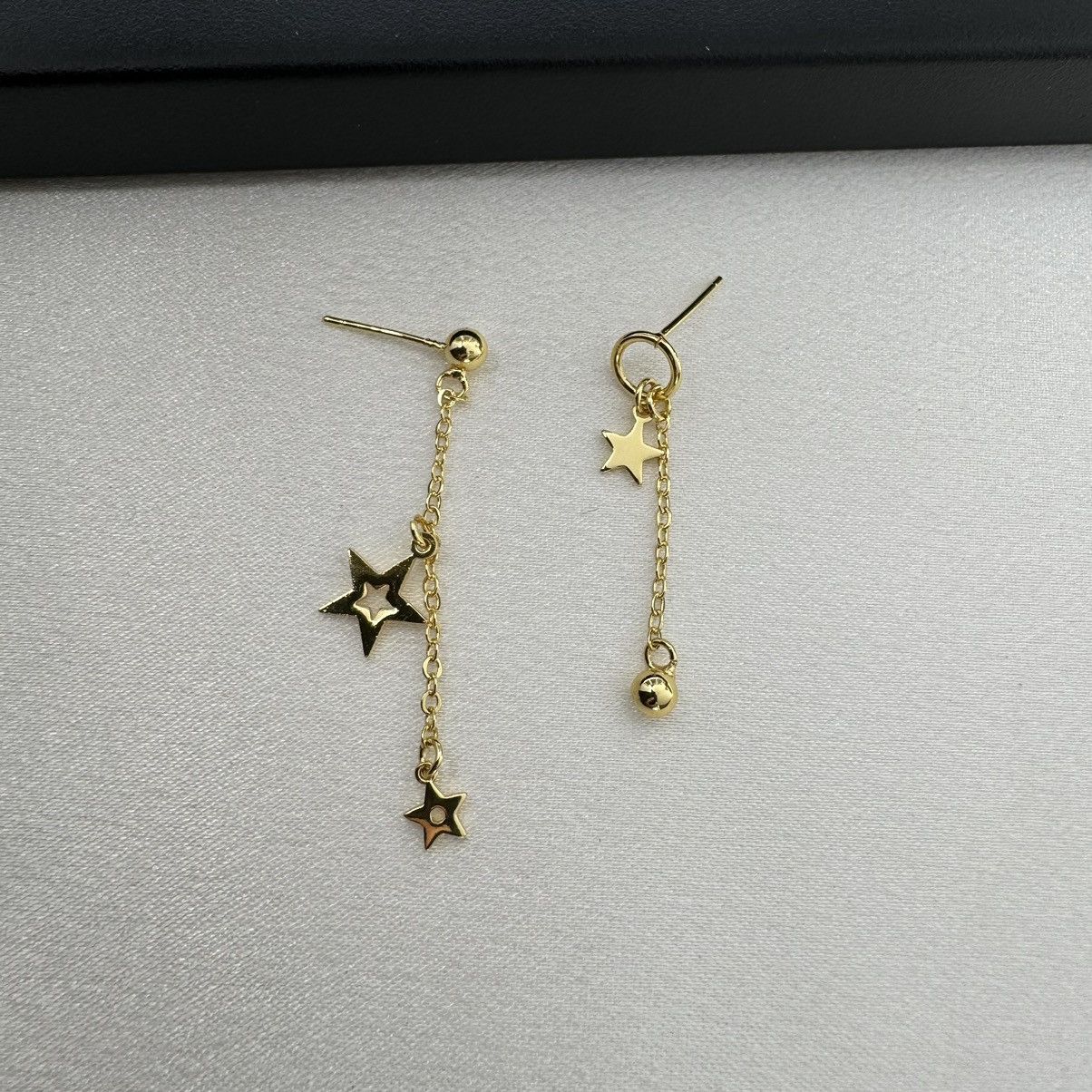 Other Asymmetry Star Pentagram Dangle Drop Earrings for Women Size ONE SIZE - 1 Thumbnail