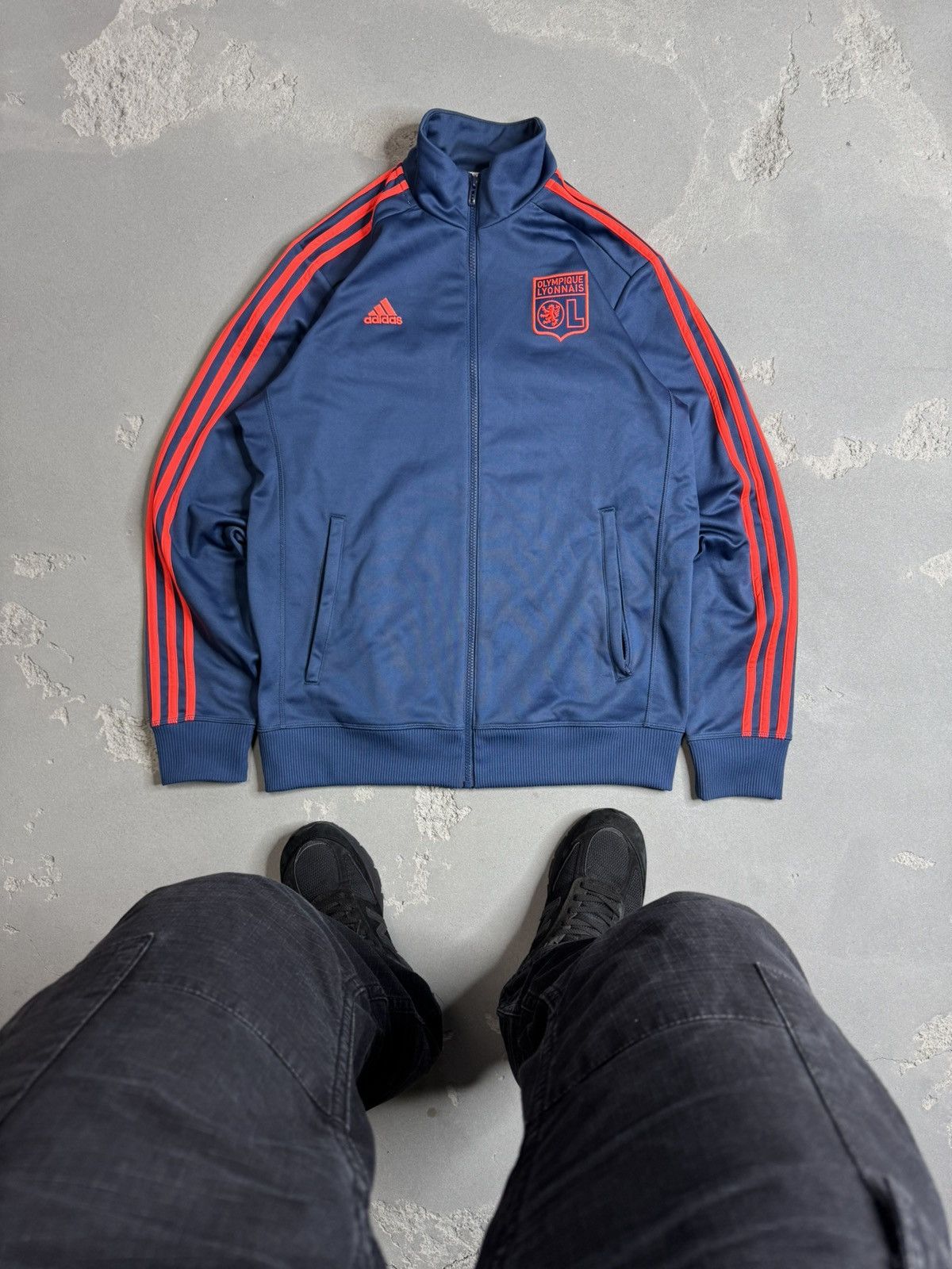 Adidas Adidas Olympique Lyonnais Track Jacket Size US M / EU 48-50 / 2 - 1 Thumbnail