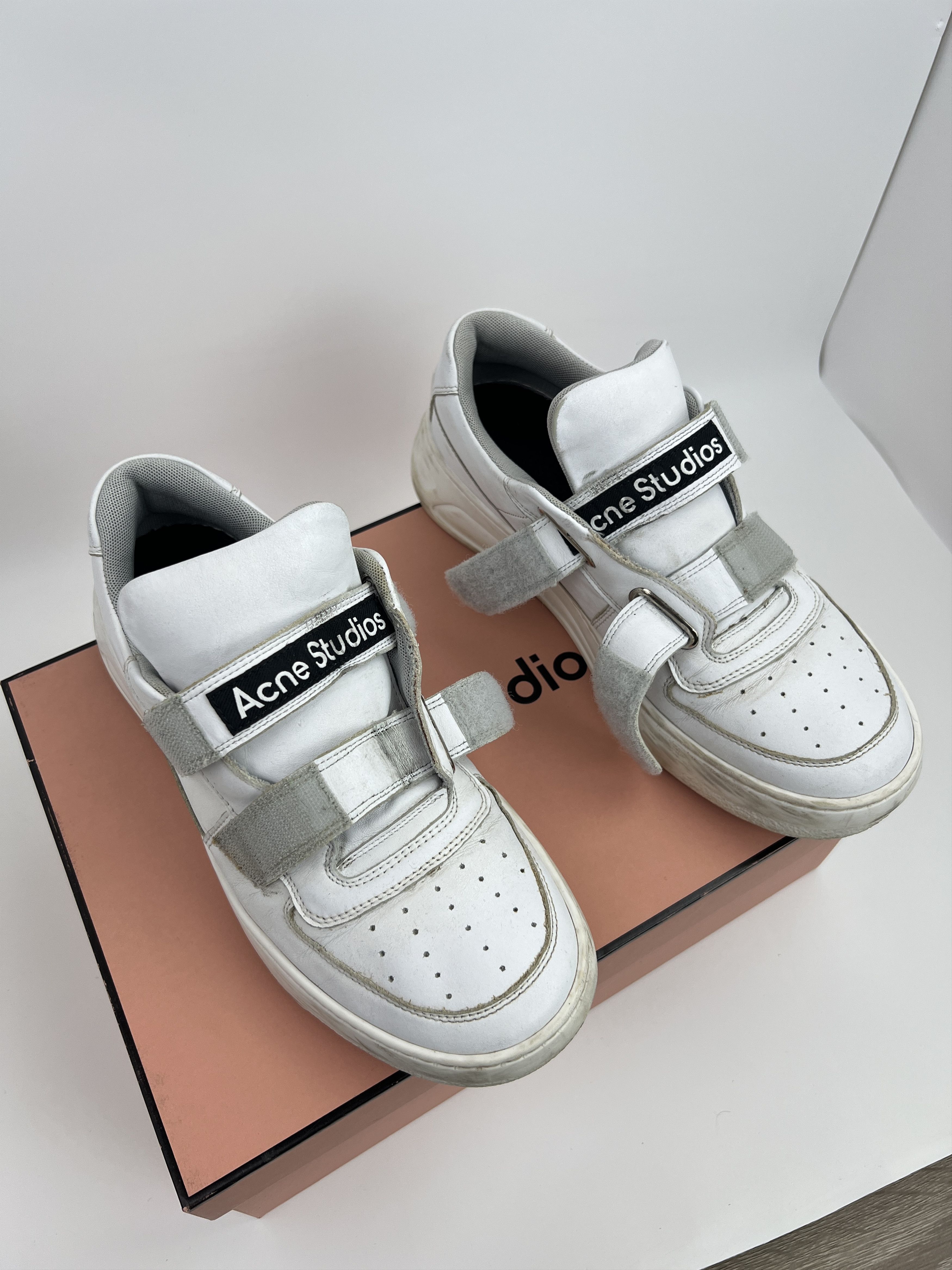 Acne Studios Acne Studios Steffey Leather Sneakers Box Size US 11 / IT 41 - 2 Thumbnail