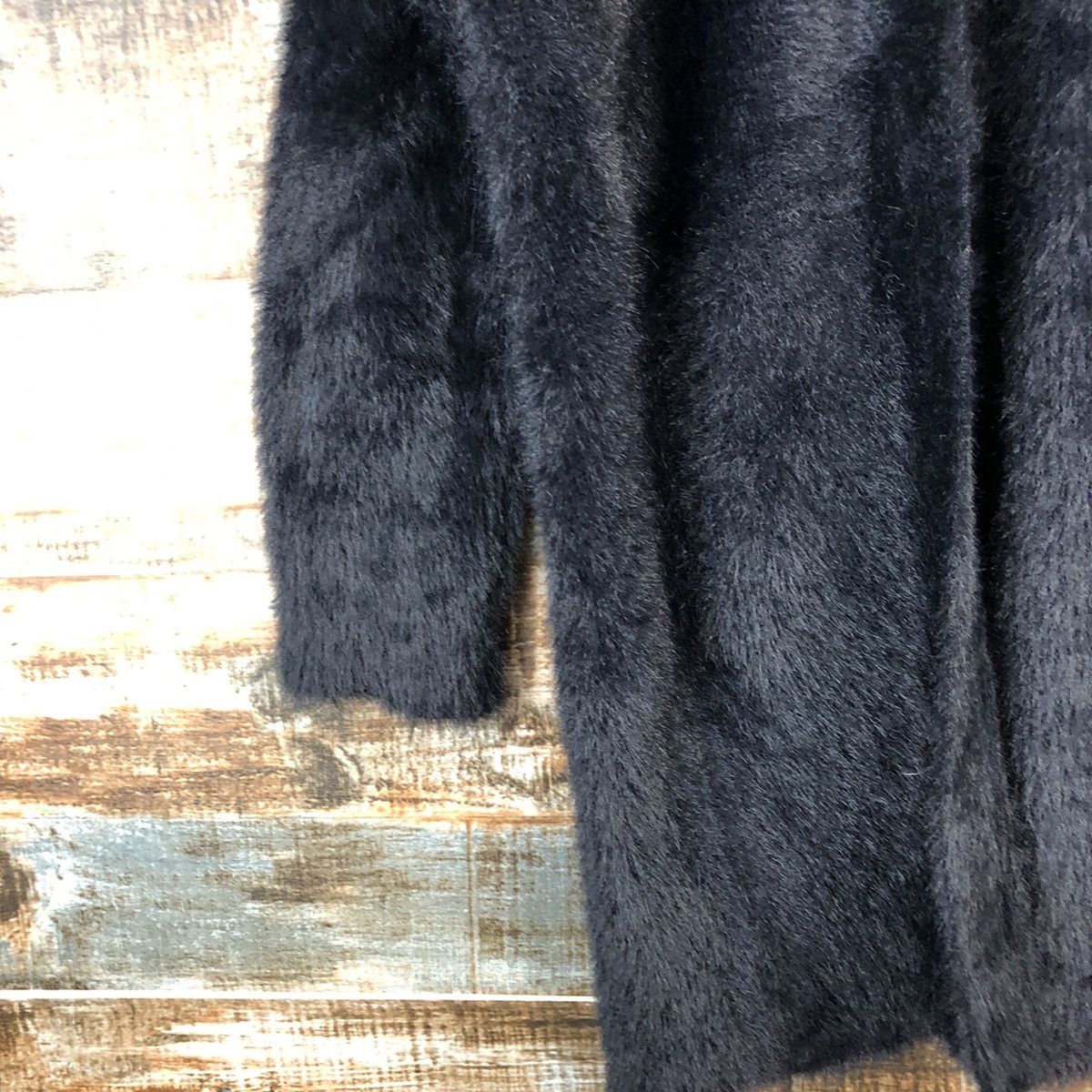 GU GU japan Black Mohair long Cardigan Knitwear #A2196 Size S / US 4 / IT 40 - 7 Thumbnail
