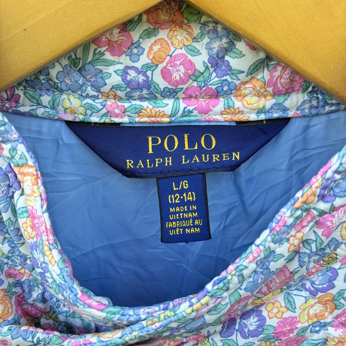Ralph Lauren Polo Ralph Lauren Kids' Floral Quilted Moto Jacket Size L / US 10 / IT 46 - 6 Thumbnail