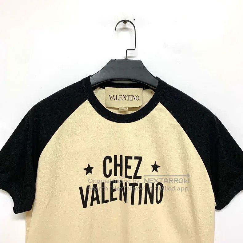 Valentino Valentino Short-sleeved T-shirt with printed letters Size XL / US 12-14 / IT 48-50 - 5 Thumbnail