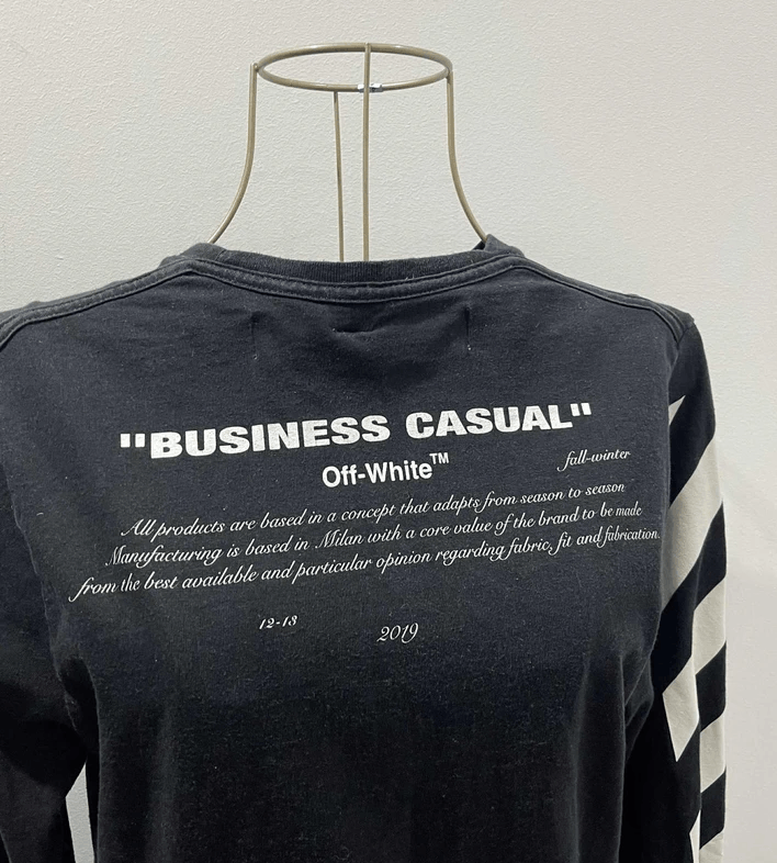 Off-White Off White „Business Casual” Logo Bernini Size US S / EU 44-46 / 1 - 4 Thumbnail