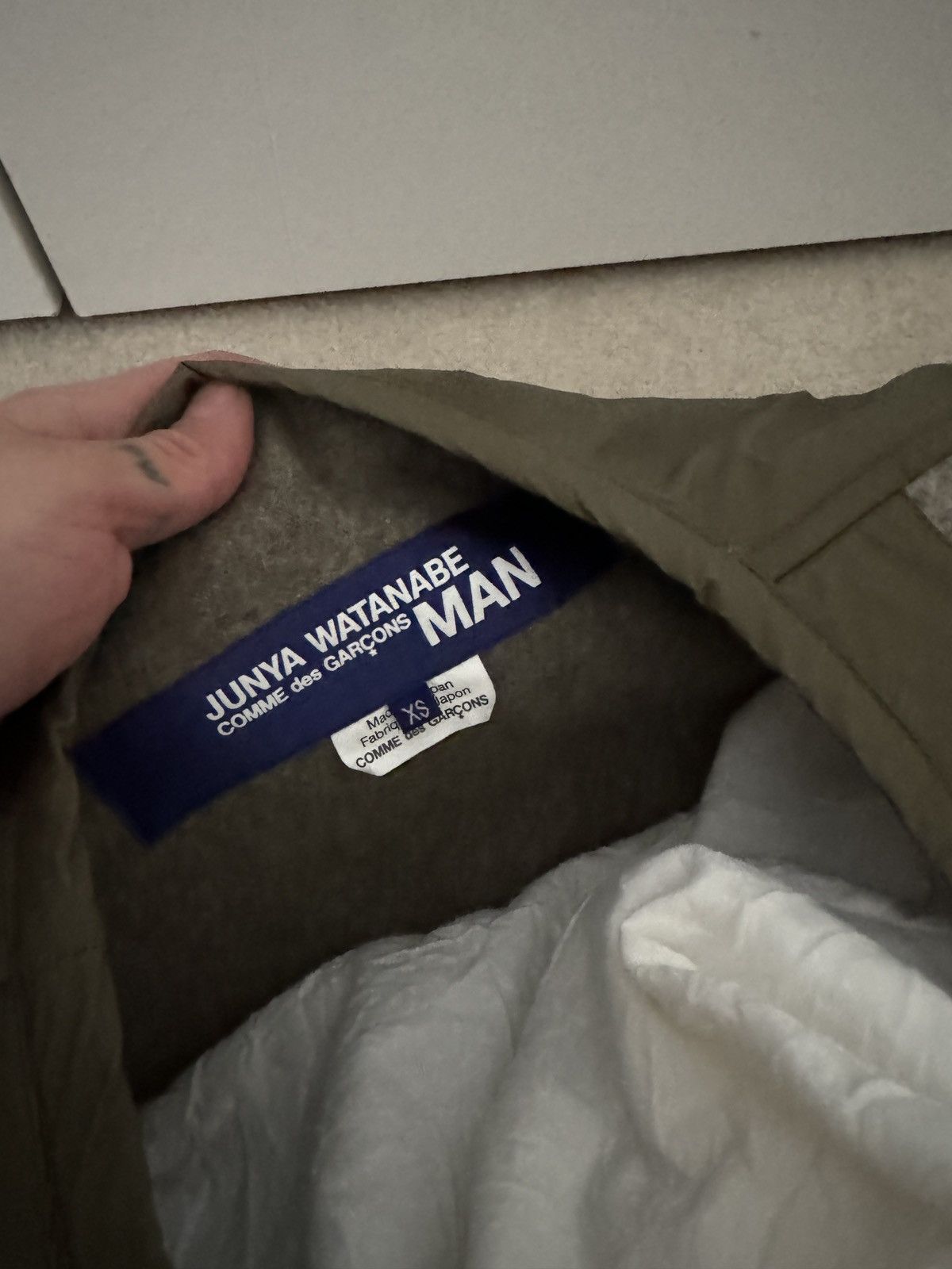 Junya Watanabe Junya Watanabe wool coat✅ light weight army Size US XS / EU 42 / 0 - 5 Thumbnail