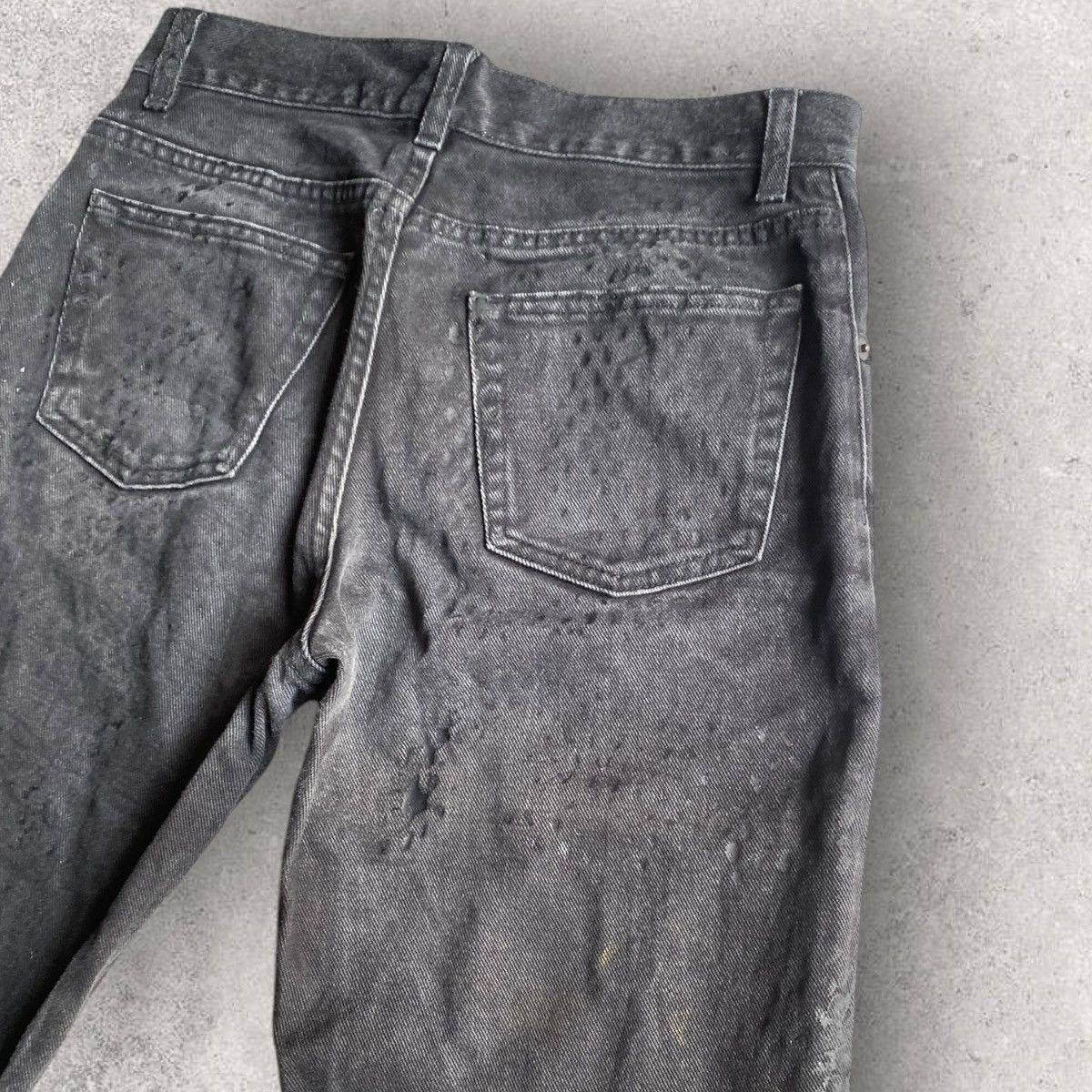 Helmut Lang SS03 Archive Rubber ‘Tyre’ Print Denim Size US 30 / EU 46 - 11 Thumbnail