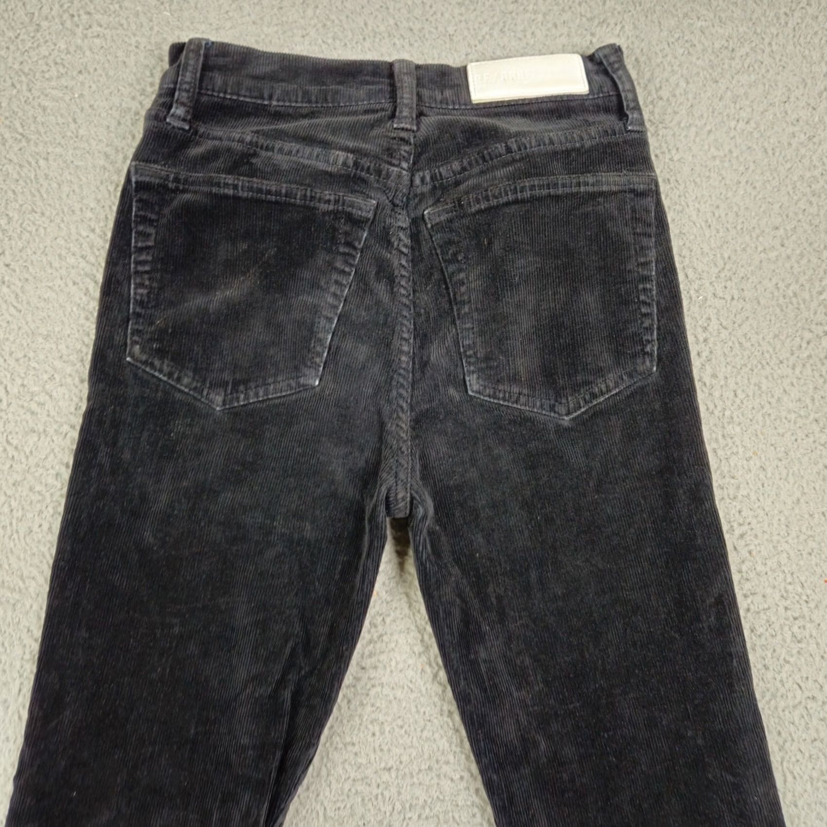 RE/DONE RE/DONE Women's black corduroy Casual Pant Size 23 Pants Regular Straight Fall Women Pants Black 23 Size 40" / US 18 - 5 Thumbnail