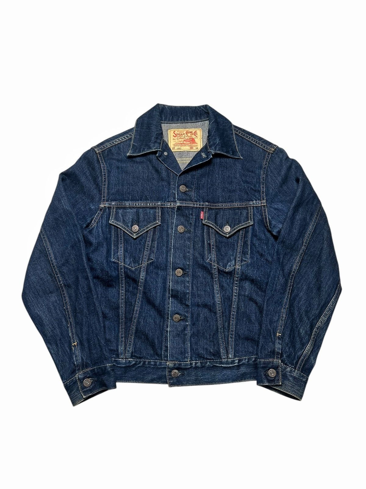 Sugar Cane × Toyo Enterprises Sugarcane 14.25Oz Denim Trucker Jacket Type 3 Model 1962 Size US M / EU 48-50 / 2 - 2 Thumbnail