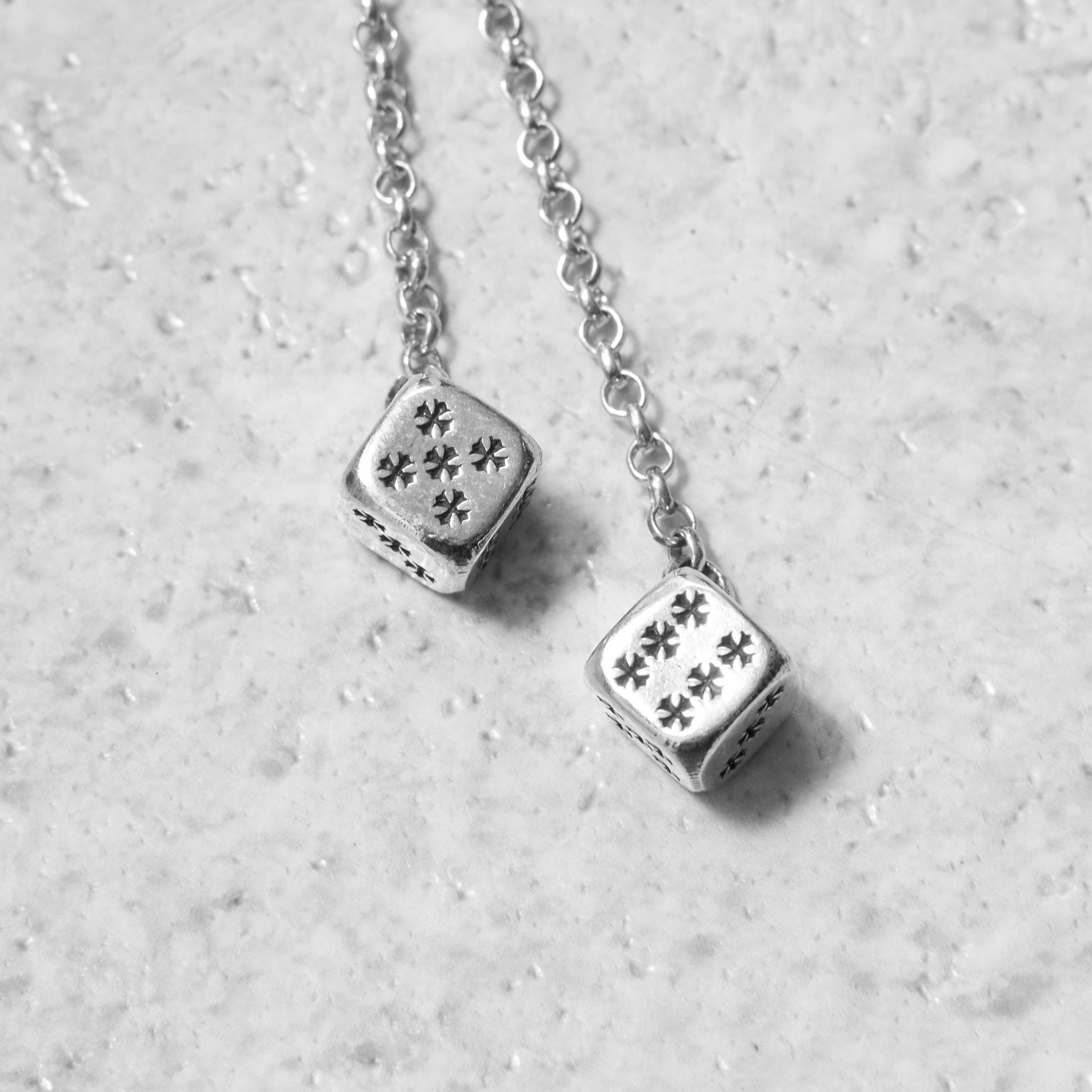 Chrome Hearts CHROME HEARTS CH Plus Post Dice Left Side Earring Size ONE SIZE - 3 Thumbnail