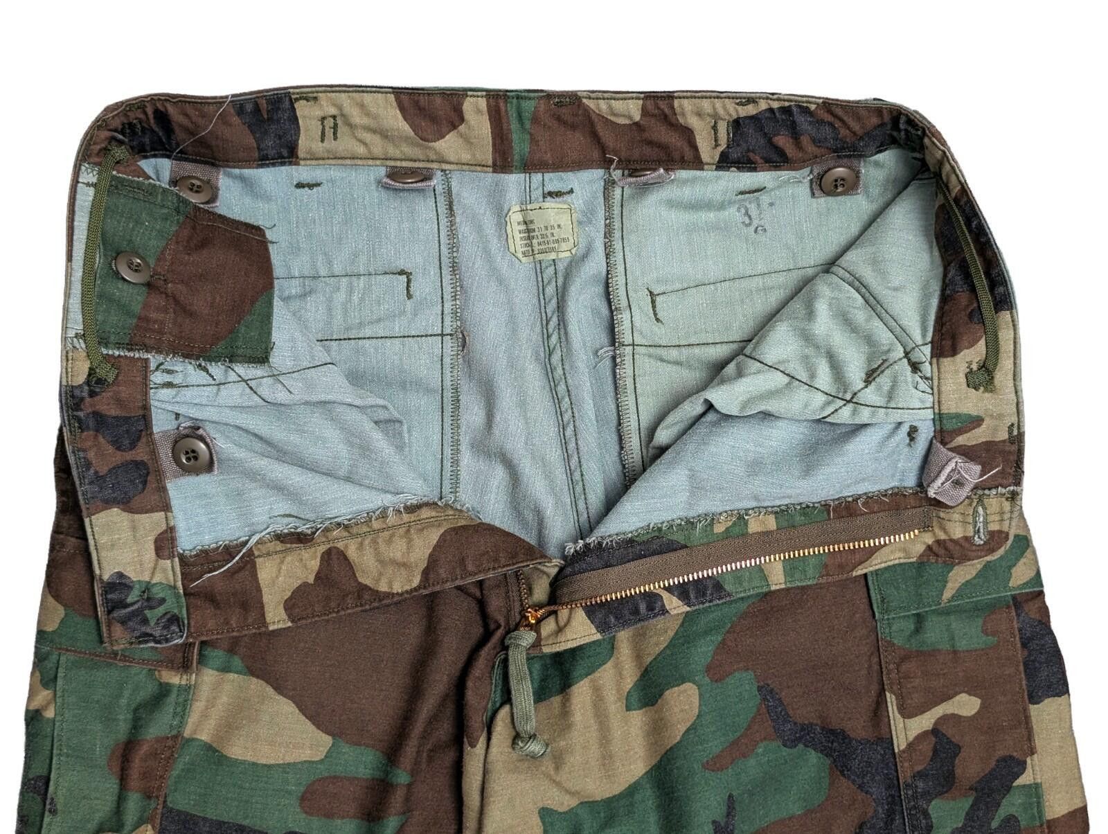 Other US Army M81 Woodland Camo M65 Cold Weather Trousers - Medium Size ONE SIZE - 6 Thumbnail