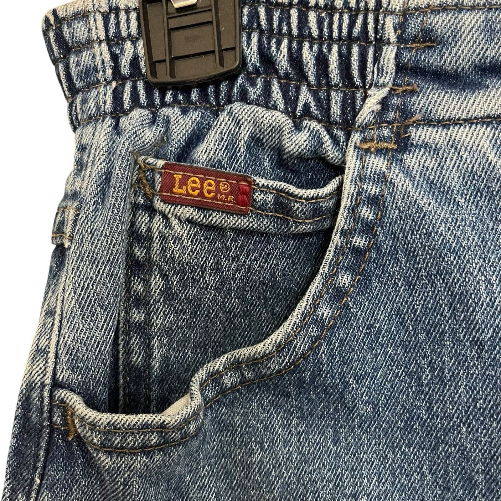 Lee Lee | Vtg 90s Mom Jeans Womens 32 High Waisted Elastic Size 32" / US 10 / IT 46 - 5 Thumbnail