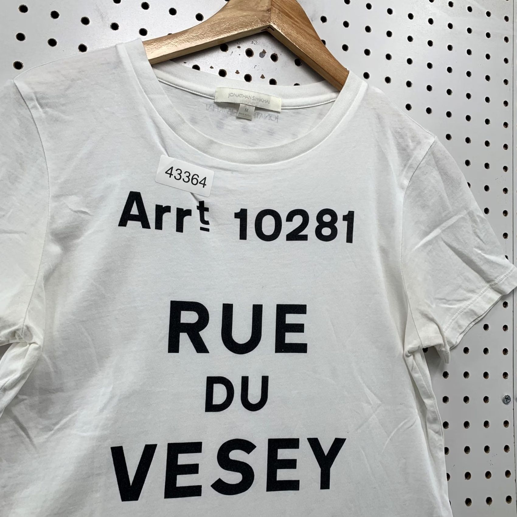 Jonathan Simkhai Jonathan Simkhai RUE DU VESEY Shirt Womens M White Designer Top Size M / US 6-8 / IT 42-44 - 3 Thumbnail