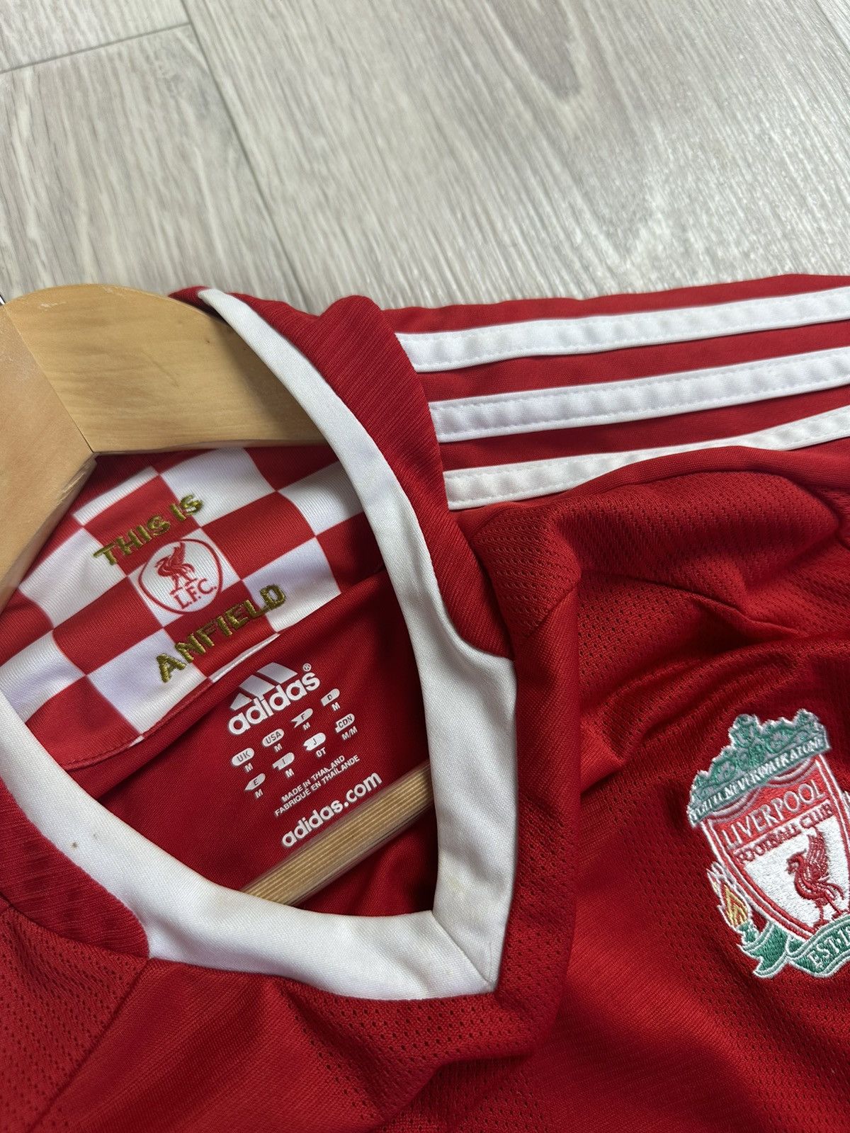 Adidas Adidas Liverpool 2008-2010 Home Soccer Jersey T-Shirt Size US S / EU 44-46 / 1 - 8 Thumbnail
