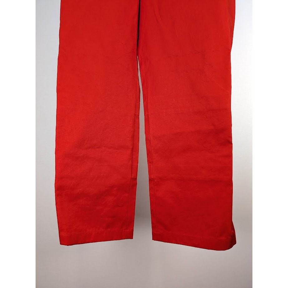 Bottega Veneta o1rshd1 Cotton Twill Sanded Trouser in Red Size US 34 / EU 50 - 3 Thumbnail